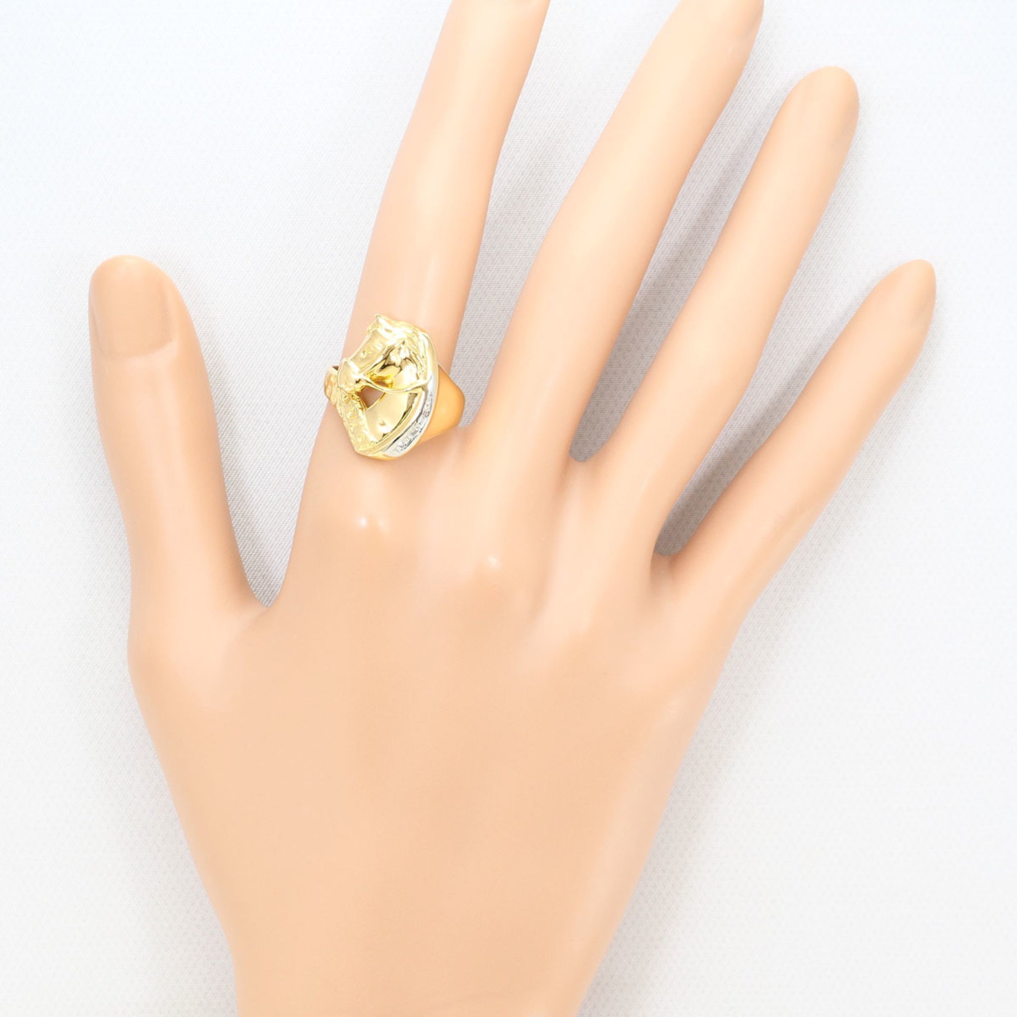 Unbranded Platinum Yellow Gold Yellow Gold (18K) Platinum 900 Band Ring (Pre-Owned)