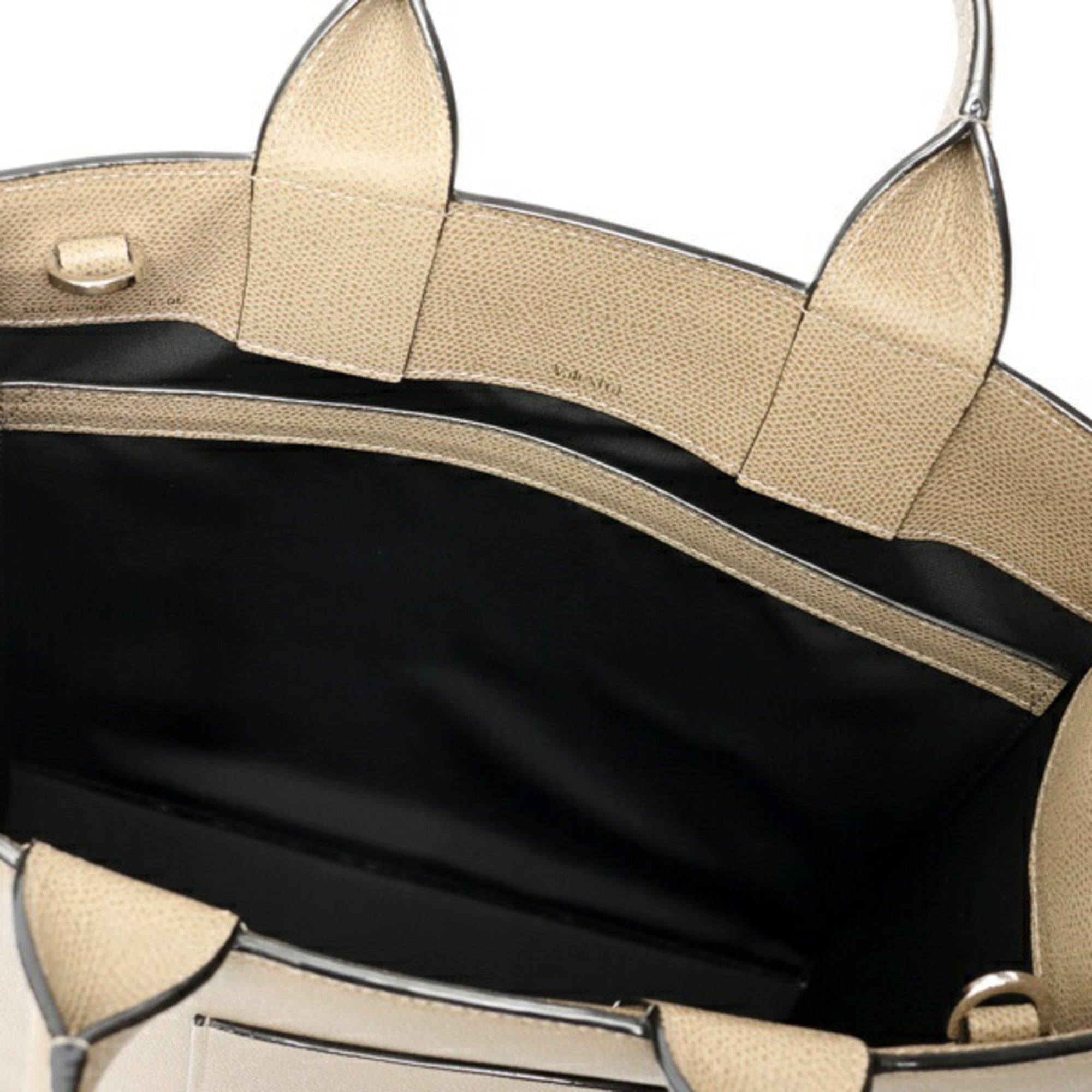 Valextra Grayish Leather Tote Bag (Pre-Owned)