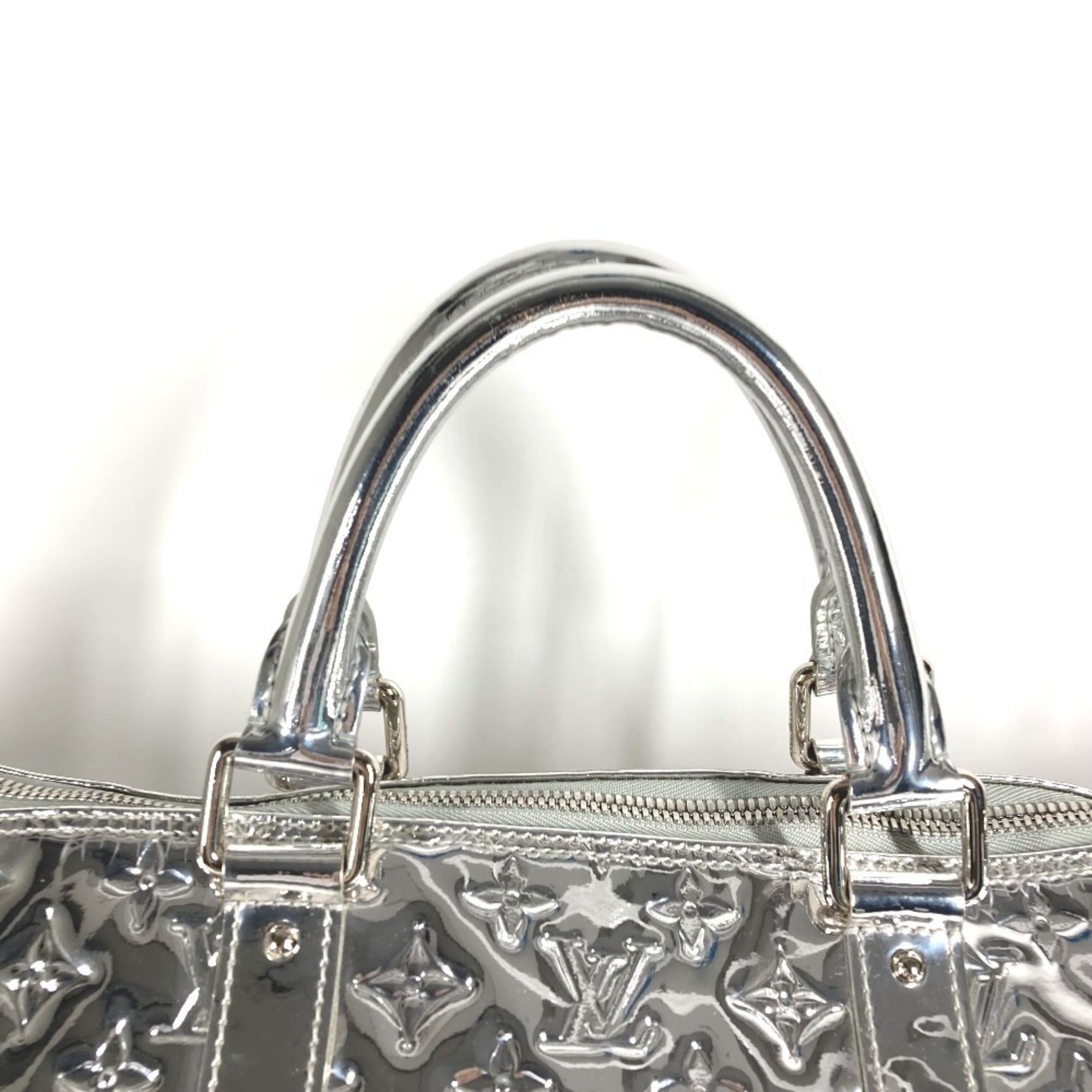 Louis Vuitton Argent Silver Monogram Miroir Boston Bag (Pre-Owned)