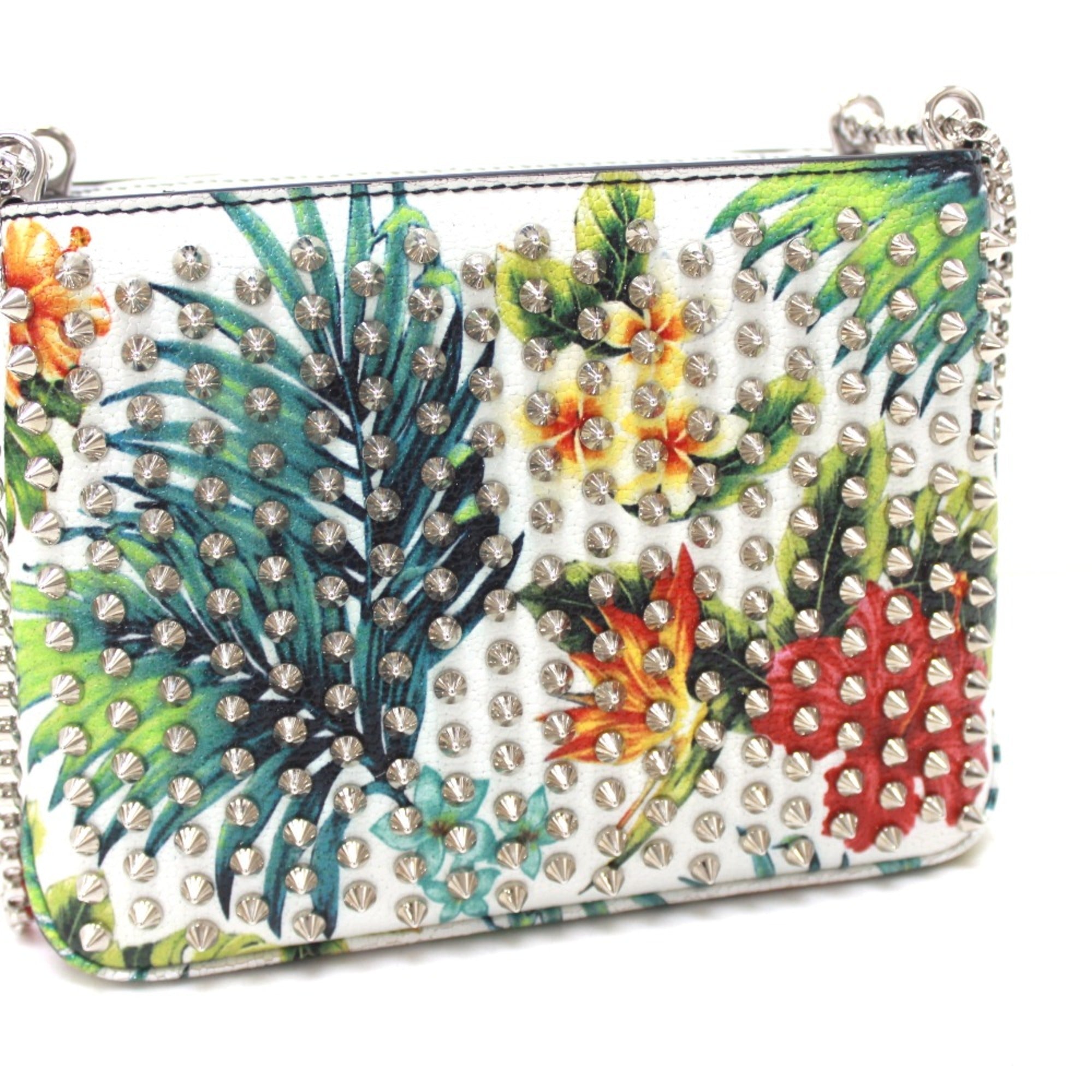 Christian Louboutin White Leather Shoulder Bag (Pre-Owned)