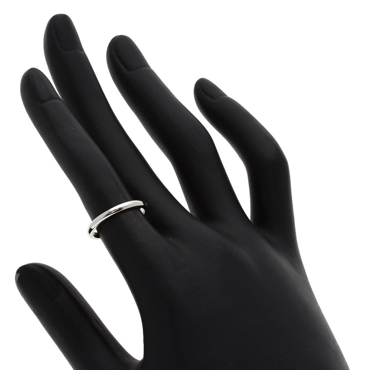 Van Cleef & Arpels Platinum 950 Band Ring (Pre-Owned)
