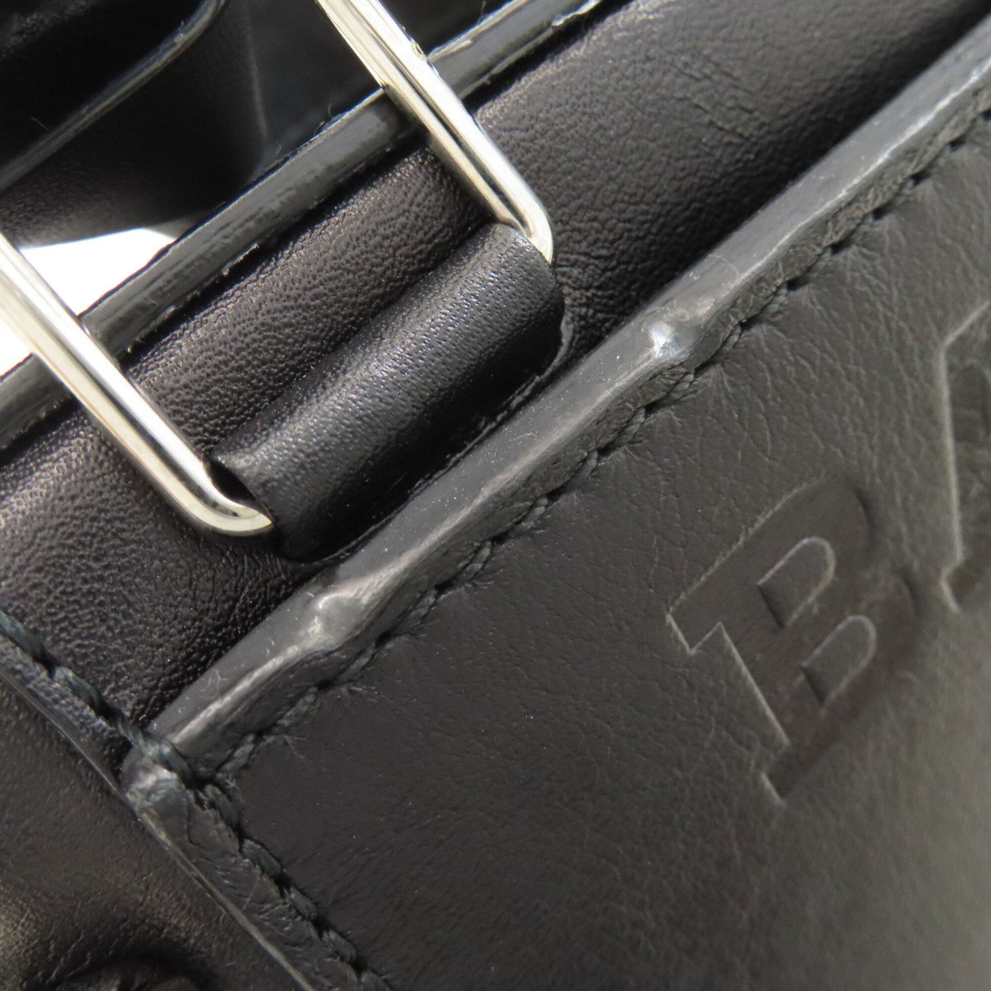 Bally Black Leather Backpack (Pre-Owned)