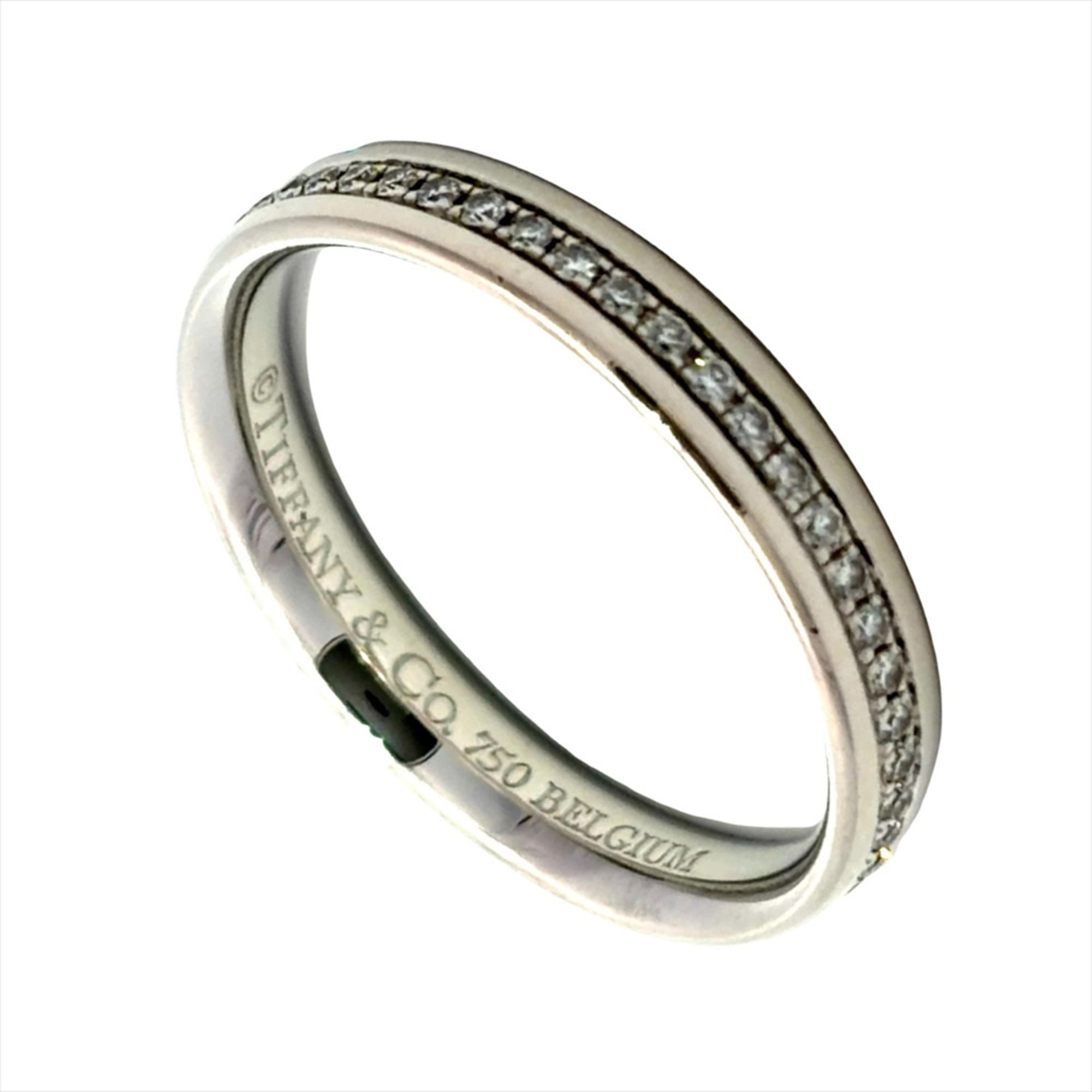 Tiffany Metro White Gold (18K) Band Ring (Pre-Owned)