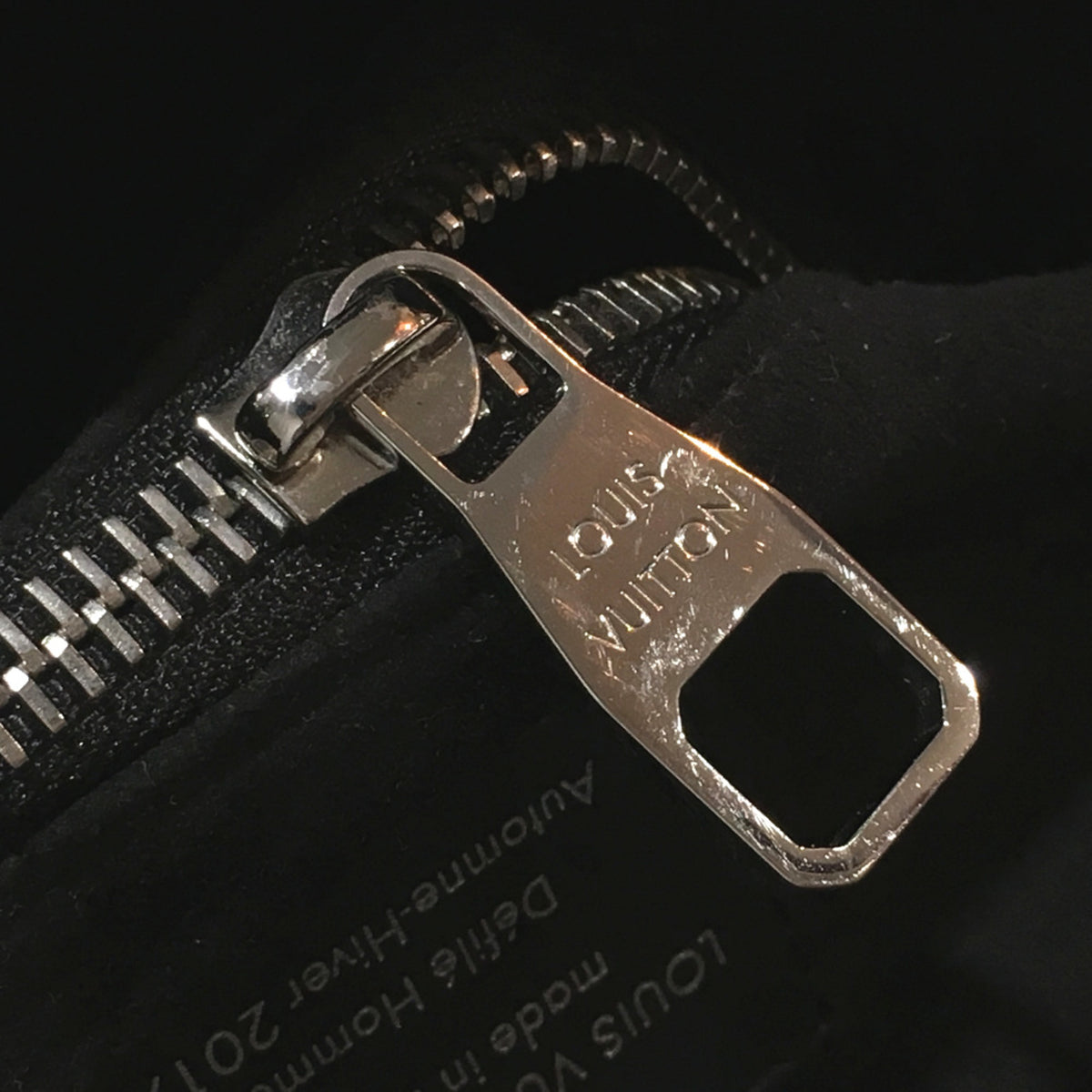 Louis Vuitton Black Leather Backpack (Pre-Owned)