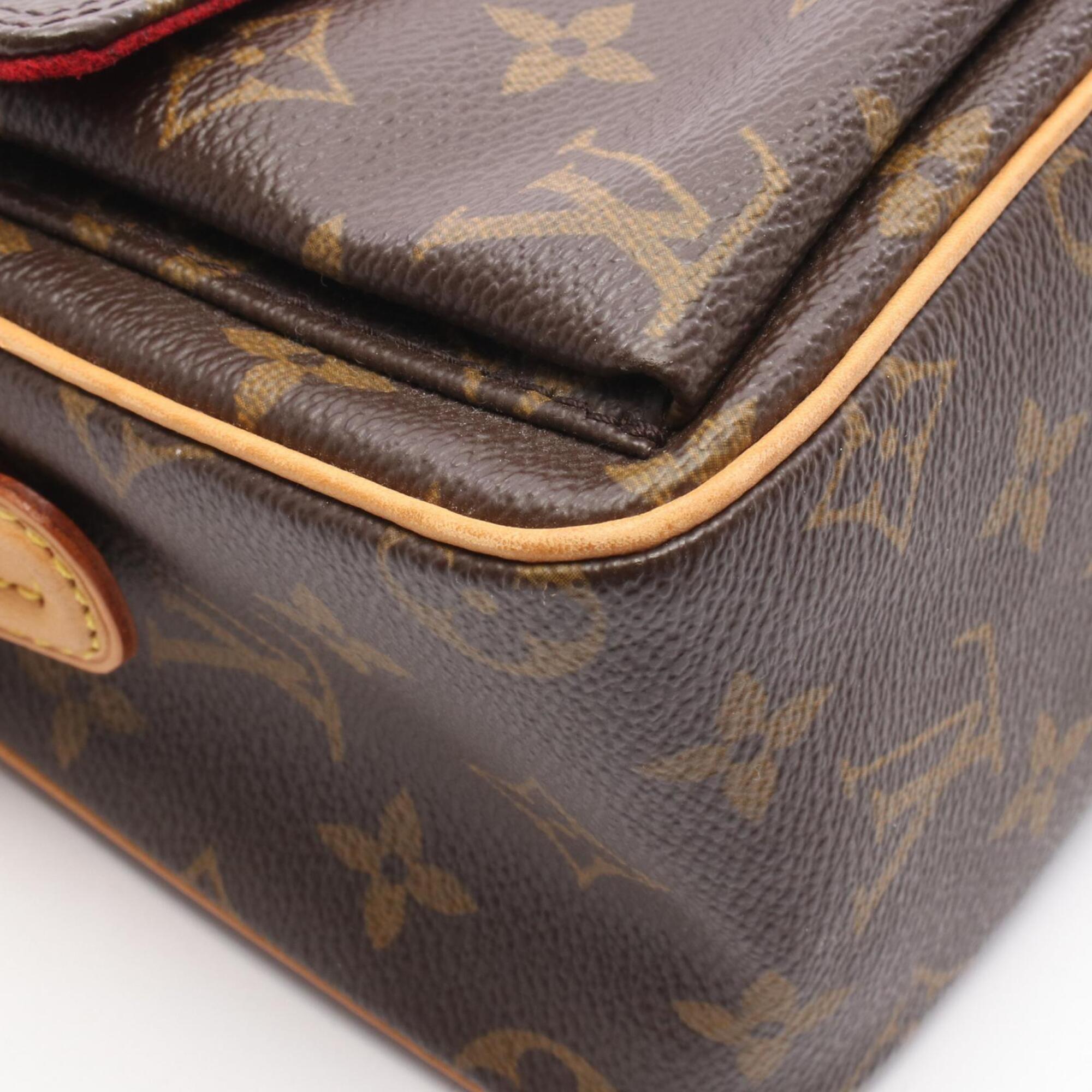 Louis Vuitton Brown Coated Canvas Monogram Handbag Shoulder Bag (Pre-Owned)