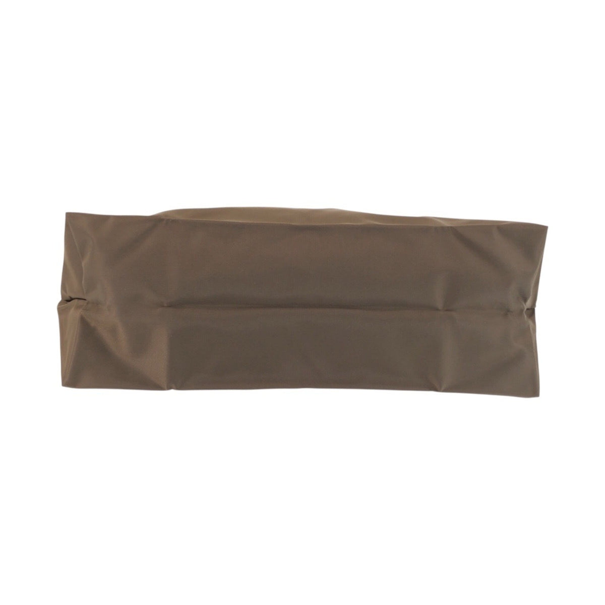 Longchamp Brown Khaki Nylon Leather Handbag Tote Bag (Pre-Owned)