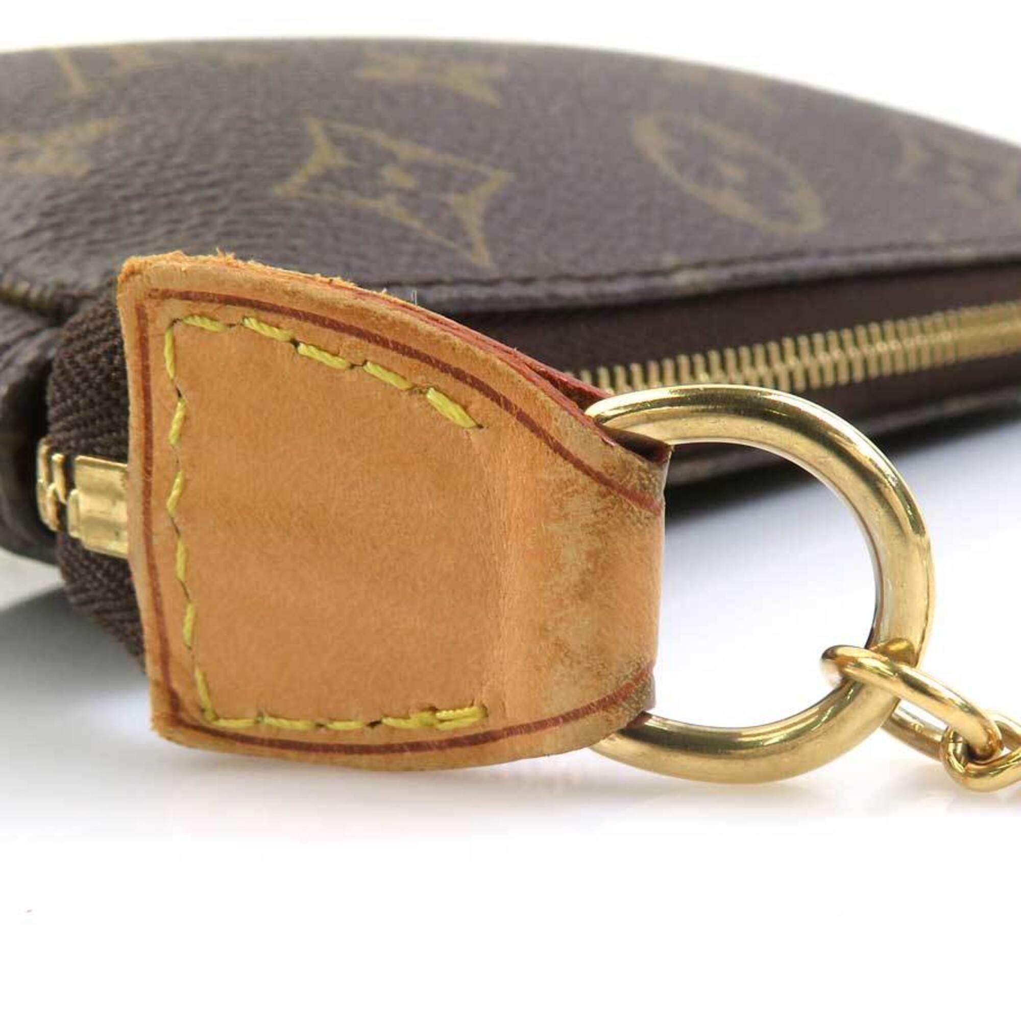 Louis Vuitton Brown Monogram Monogram Handbag Pochette Pouch (Pre-Owned)