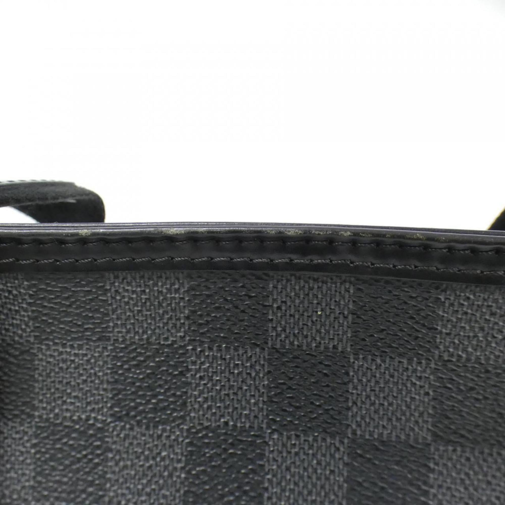 Louis Vuitton Graphite Coated Canvas Shoulder Bag (Pre-Owned)
