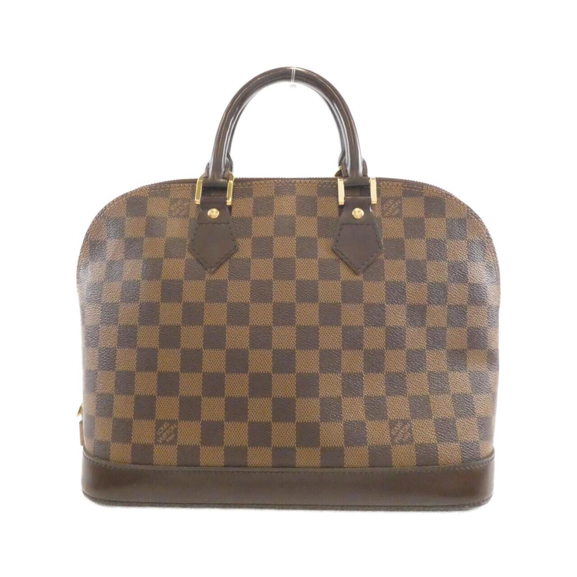 Louis Vuitton Brown Coated Canvas Handbag (Pre-Owned)
