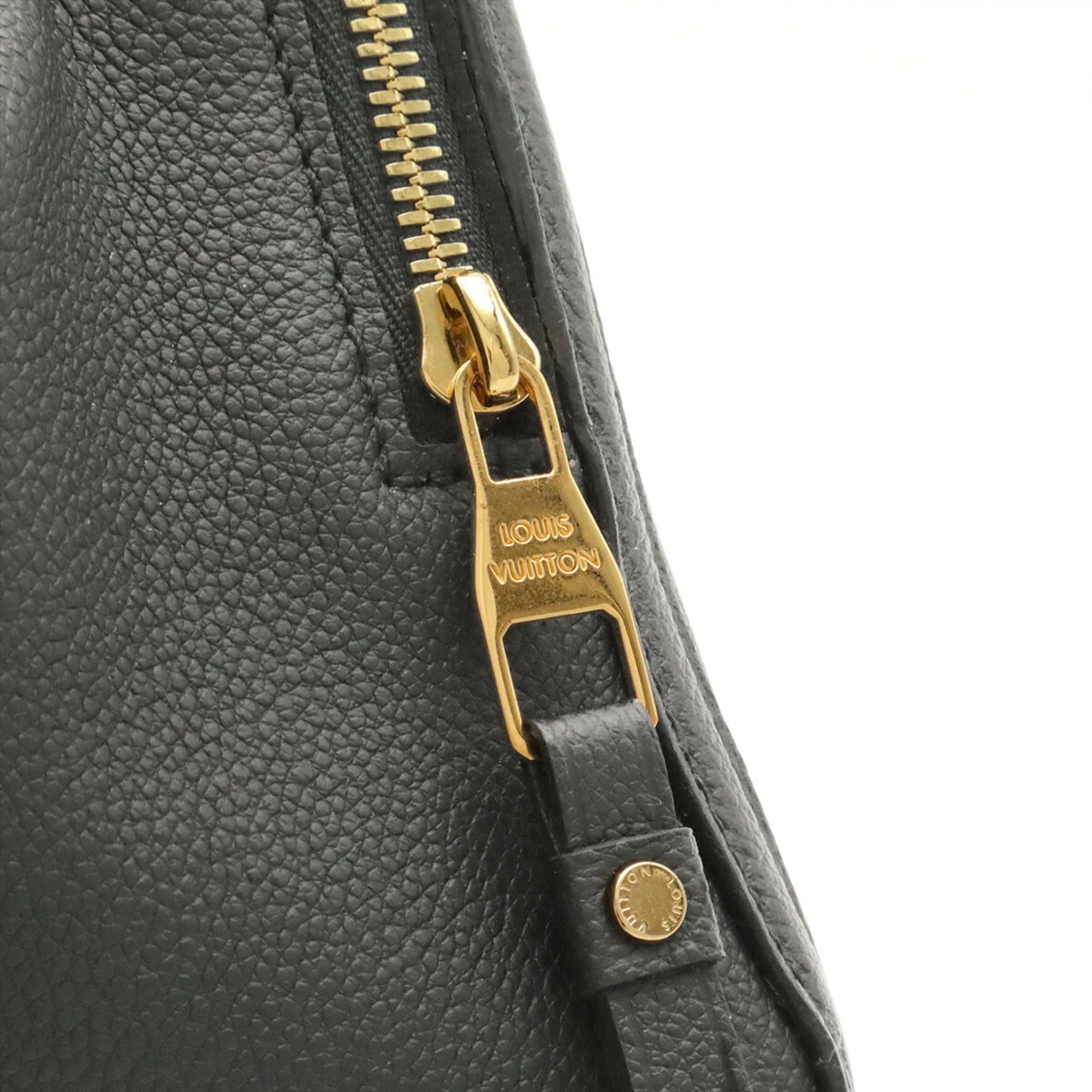 Louis Vuitton Noir Monogram Empreinte Leather Handbag (Pre-Owned)