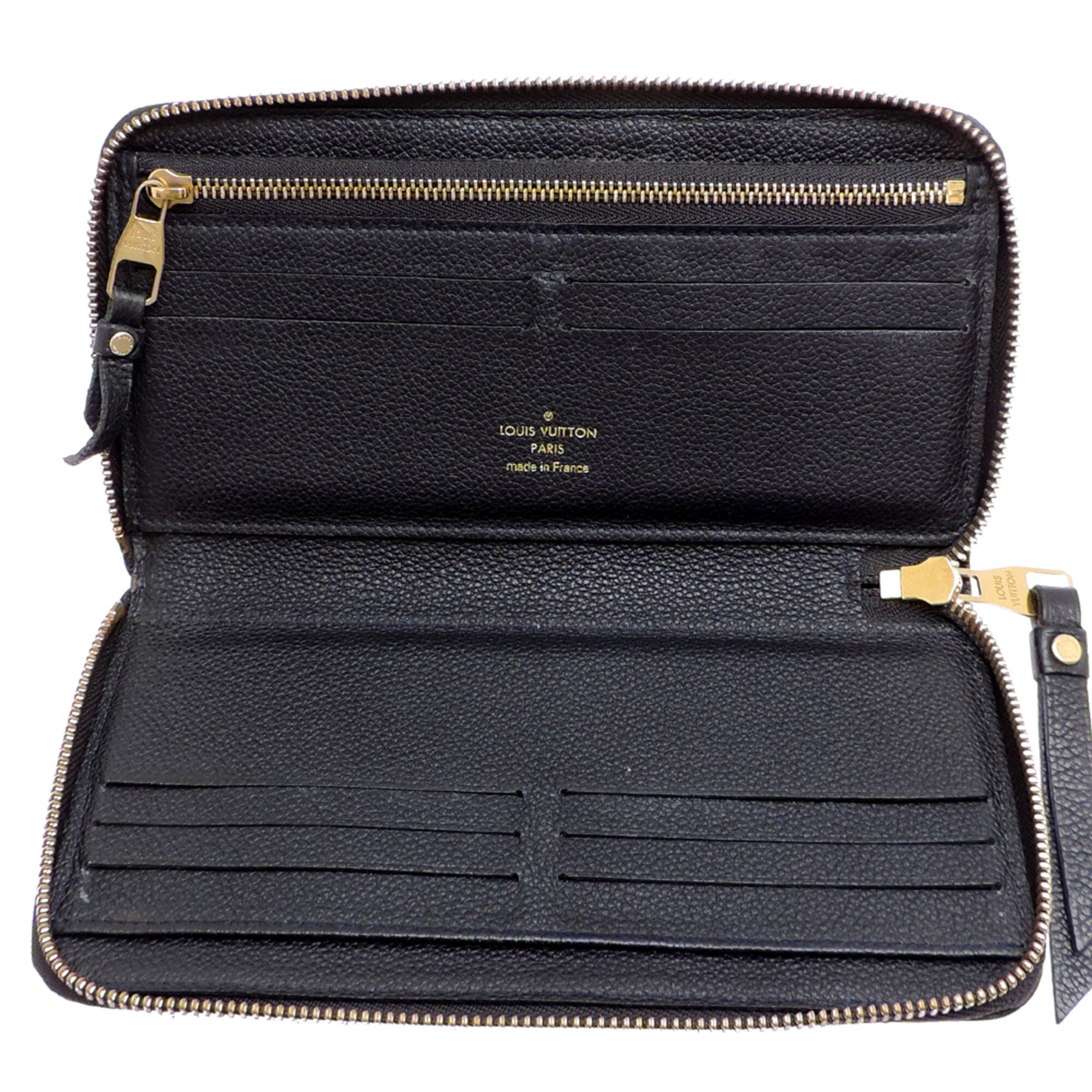 Louis Vuitton Infini Navy Monogram Empreinte Long Wallet (Bi-Fold) (Pre-Owned)