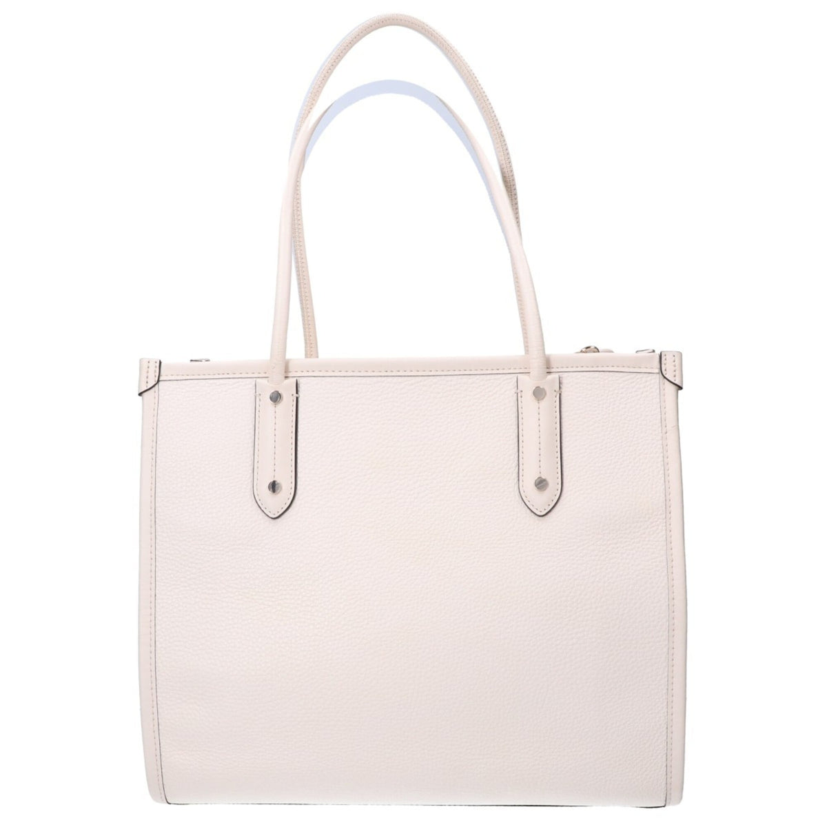 Kate Spade White Leather Tote Bag (Pre-Owned)