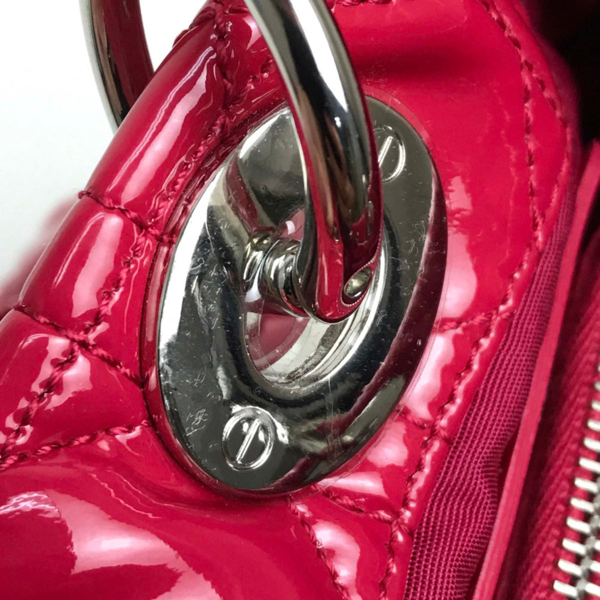 Christian Dior Pink Leather Handbag (Pre-Owned)