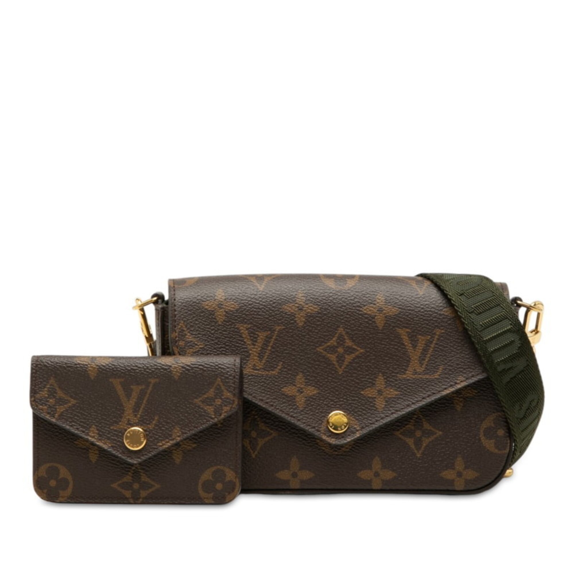 Louis Vuitton Brown Monogram Monogram Pochette Pouch Shoulder Bag (Pre-Owned)