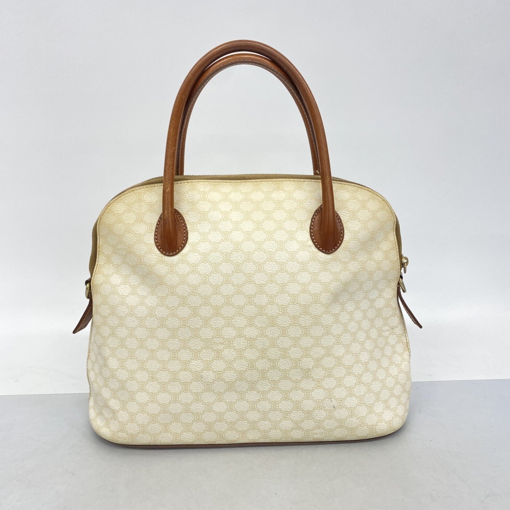 Celine Beige Pvc Handbag (Pre-Owned)