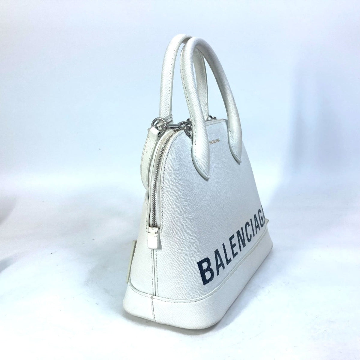 Balenciaga White Leather Handbag (Pre-Owned)