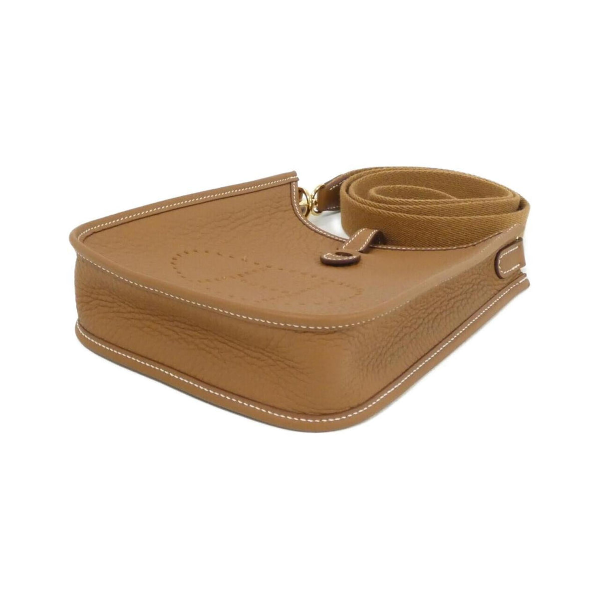 Hermes Brown Taurillon Clemence Leather Shoulder Bag (Pre-Owned)