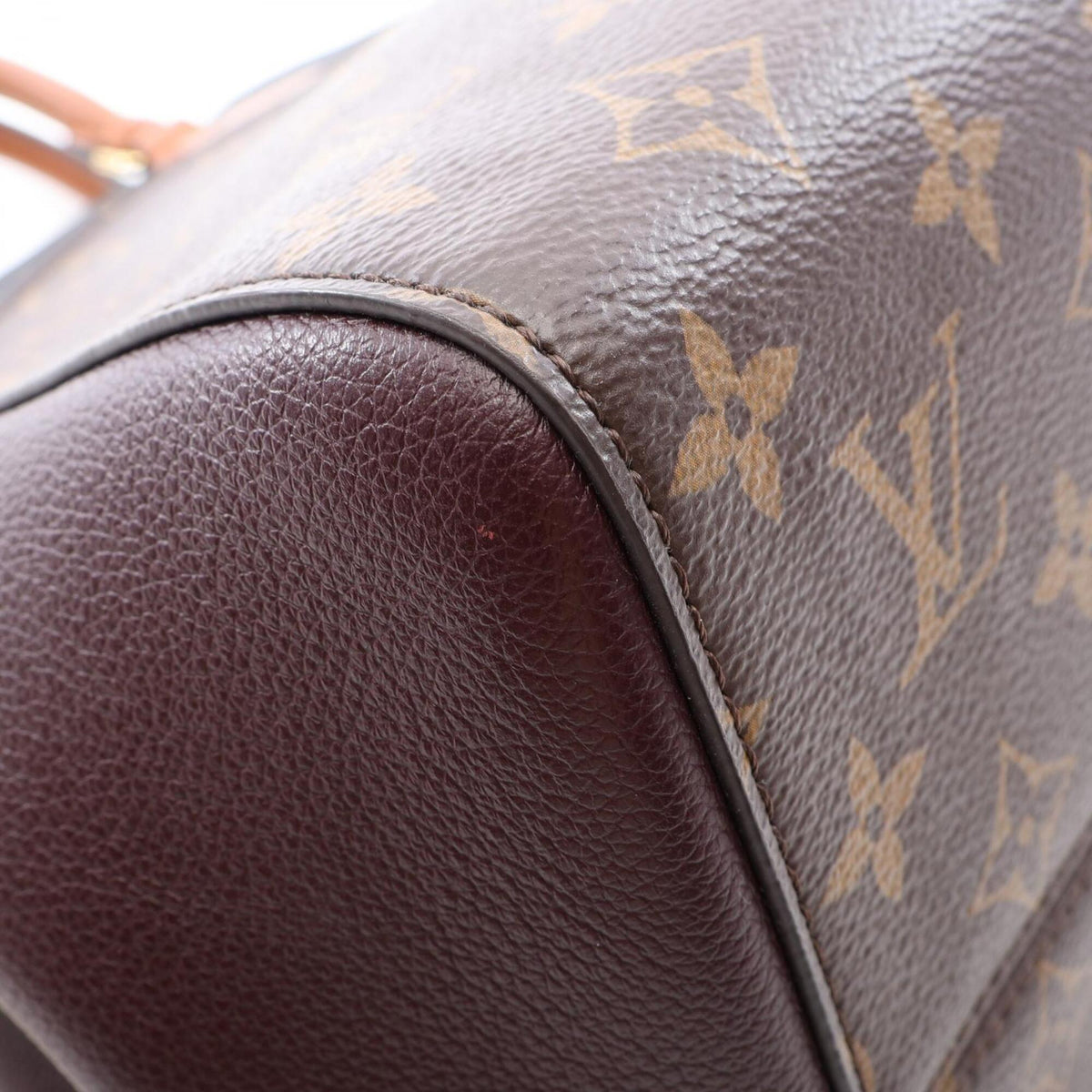 Louis Vuitton Black Bordeaux Multi-Color Noir Wine Pvc Coated Canvas Leather Handbag (Pre-Owned)