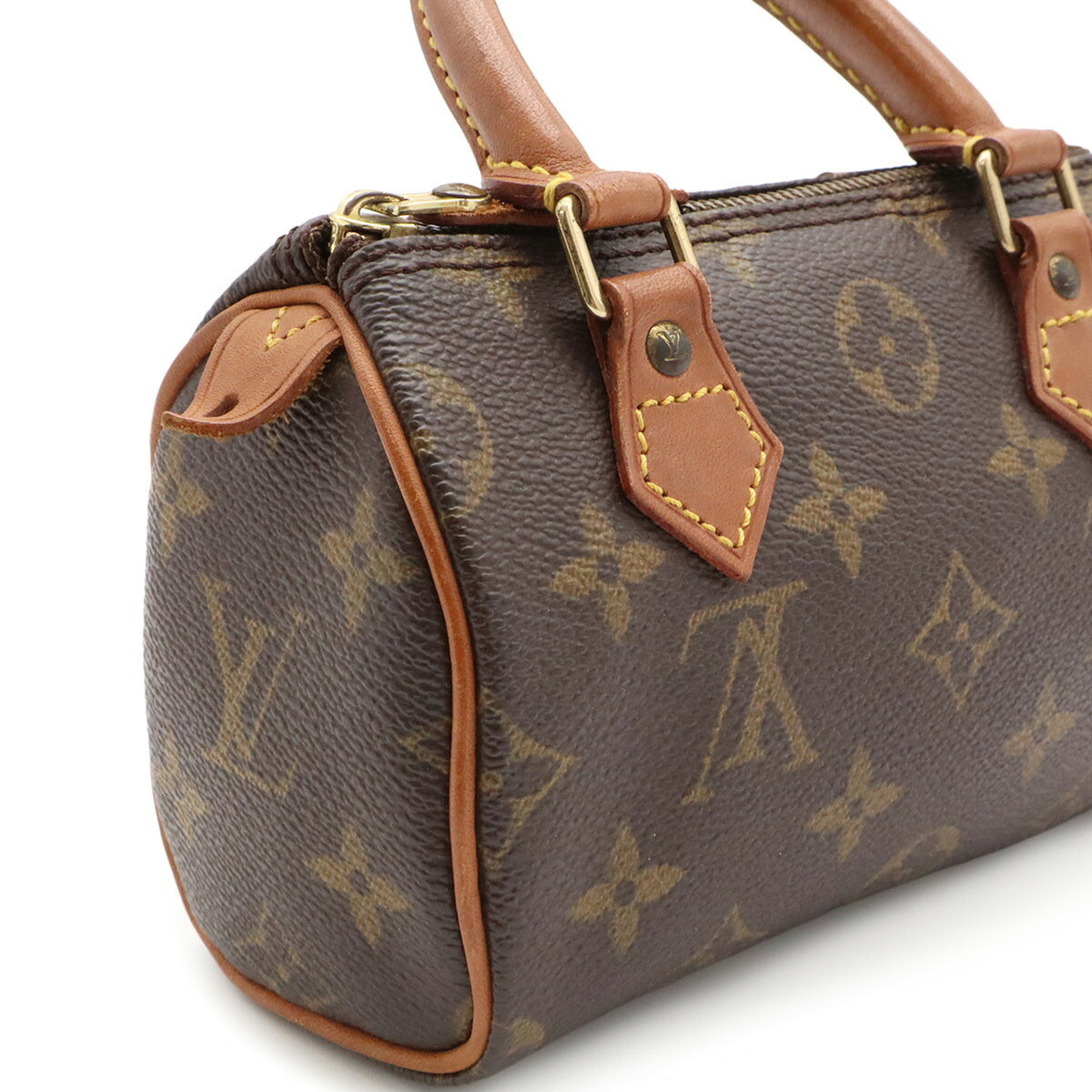 Louis Vuitton Brown Monogram Canvas Pvc Coated Canvas Handbag Pouch (Pre-Owned)