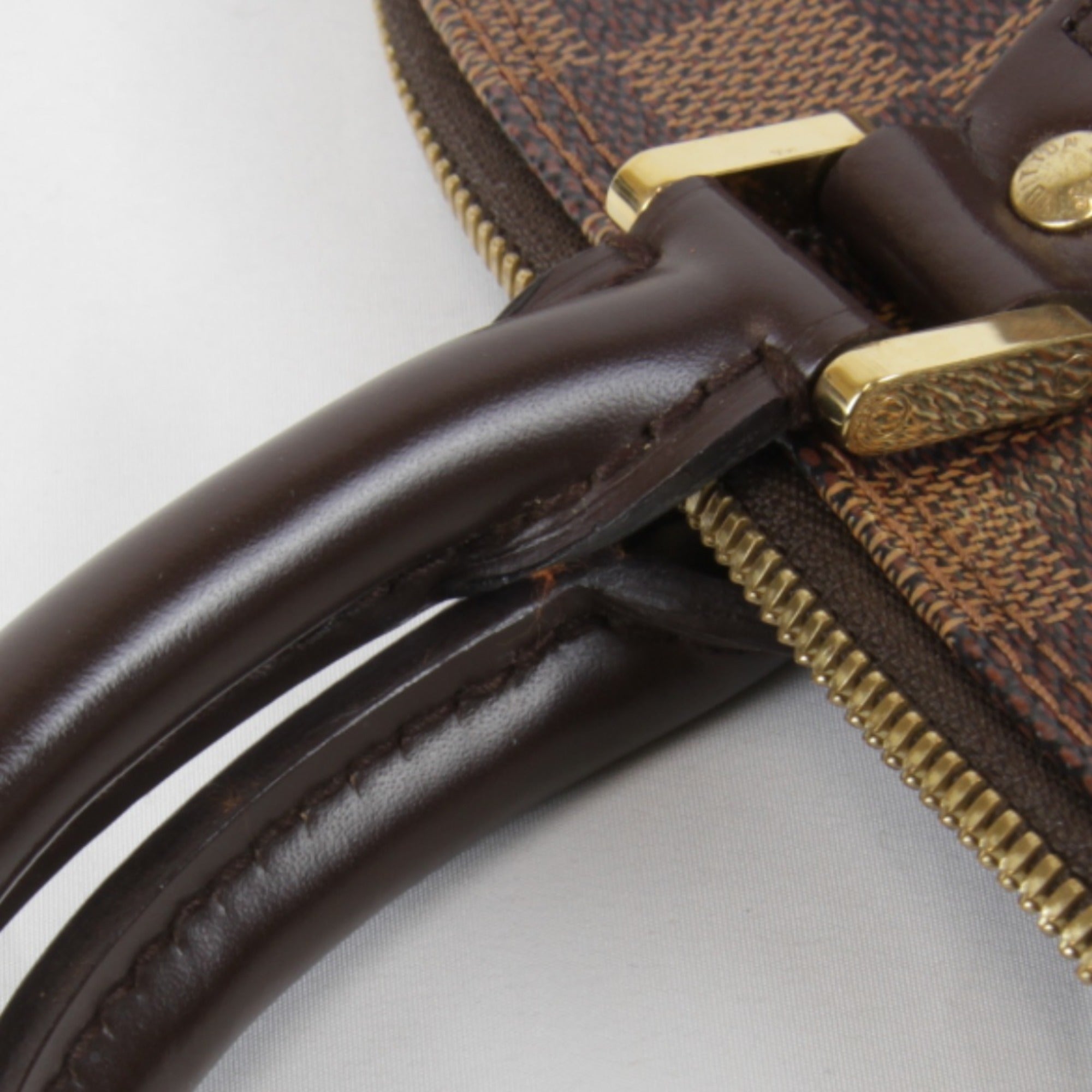 Louis Vuitton Brown Damier Canvas Handbag (Pre-Owned)