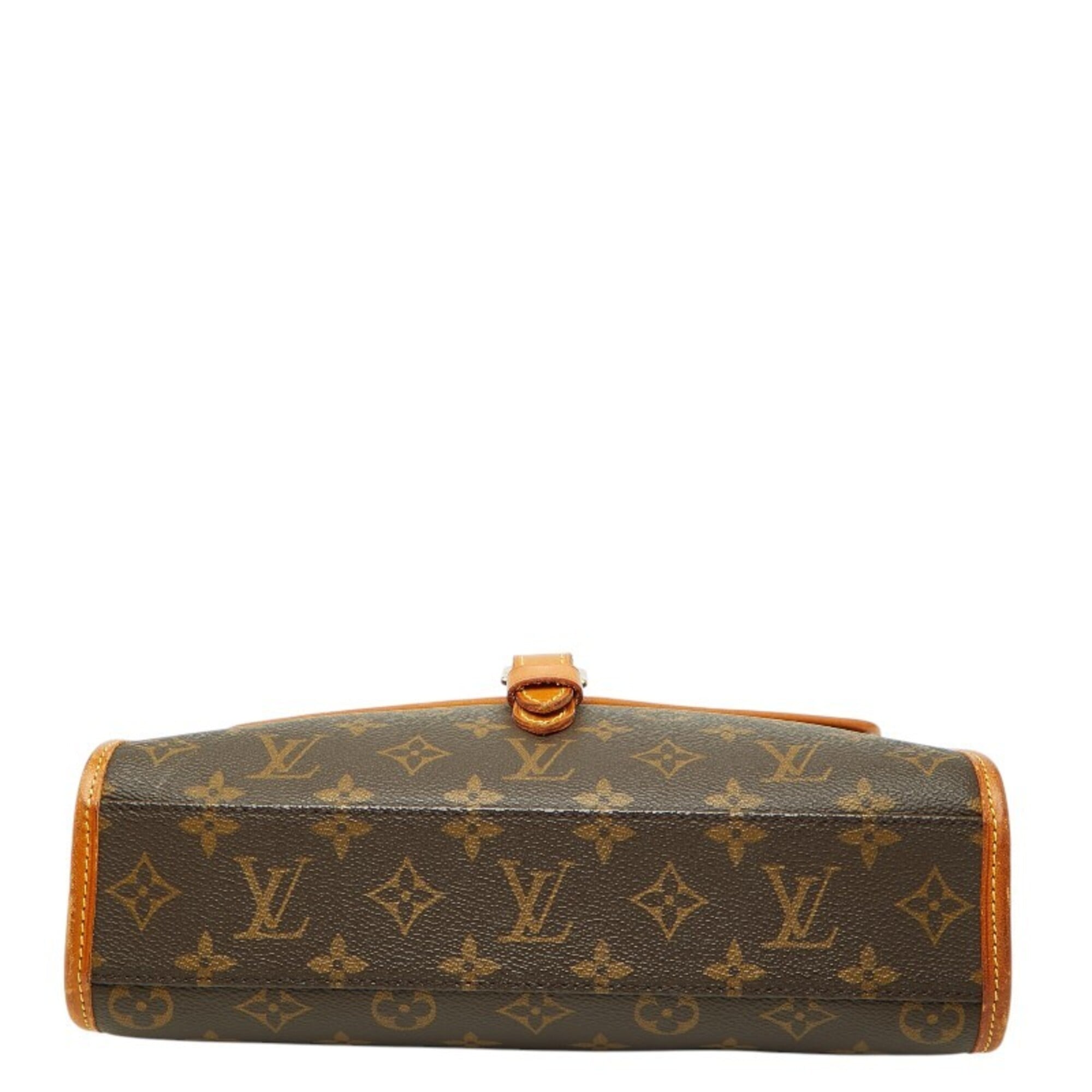Louis Vuitton Brown Pvc Leather Handbag Shoulder Bag (Pre-Owned)