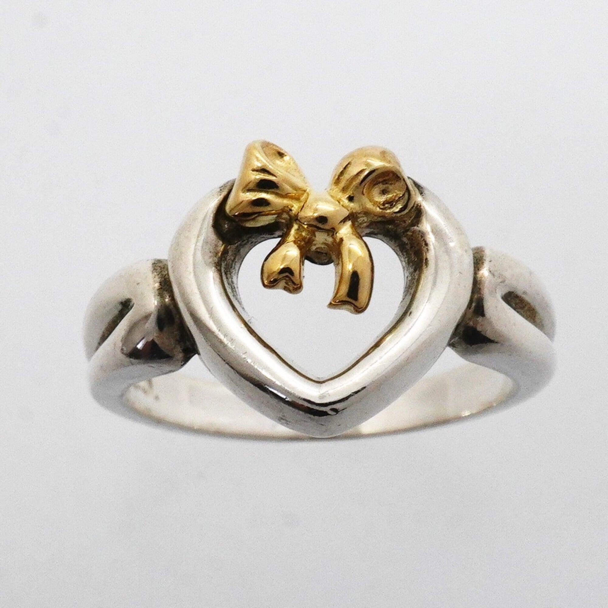 Tiffany Yellow Gold (18K) Silver 925 Band Ring (Pre-Owned)