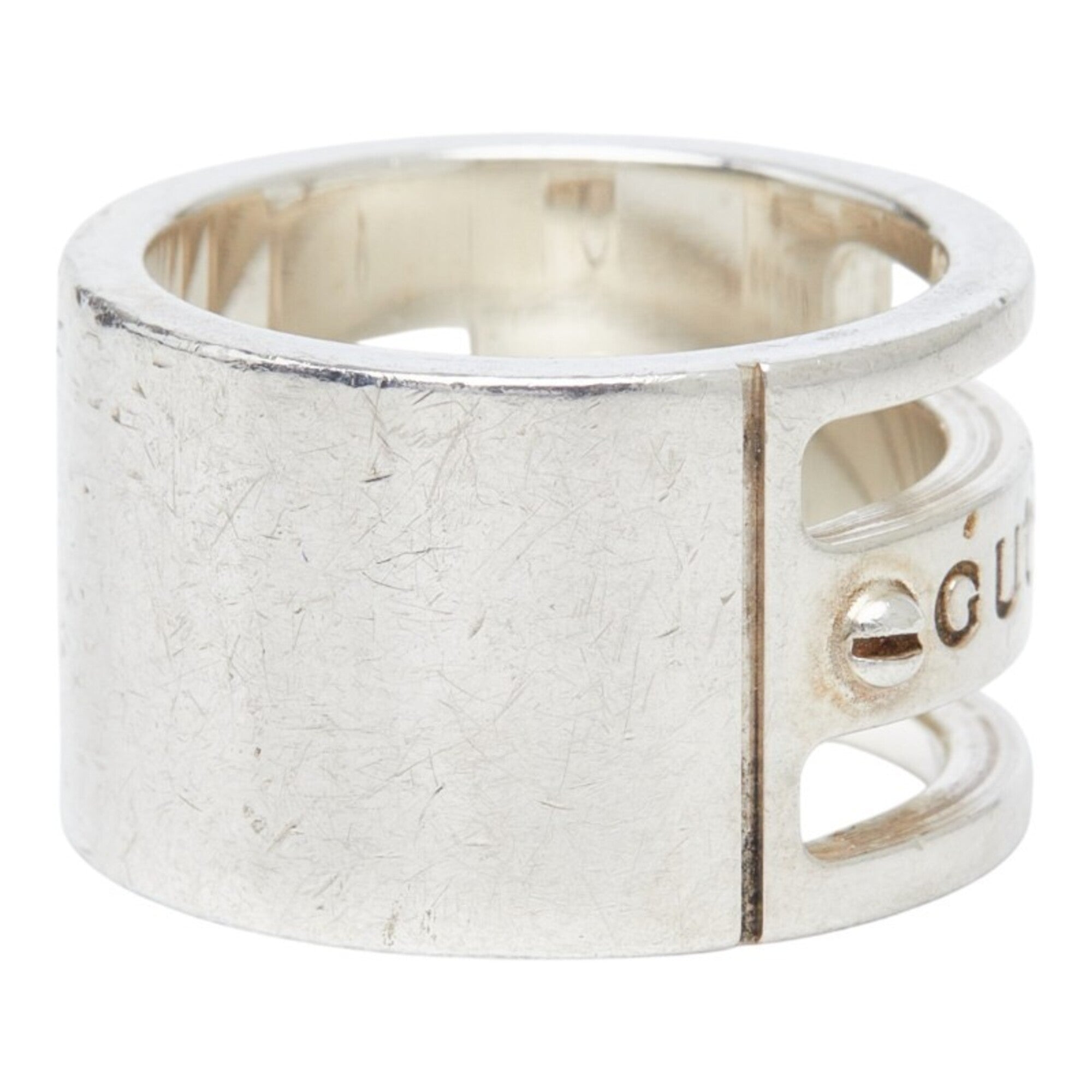 Gucci Silver 925 Band Ring (Pre-Owned)