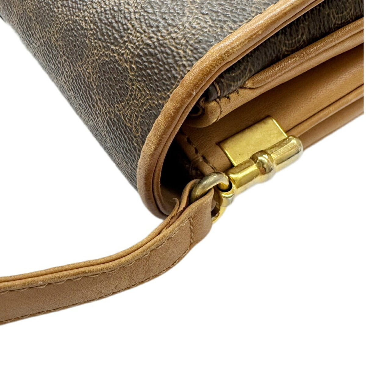 Celine Brown Pvc Shoulder Bag (Pre-Owned)