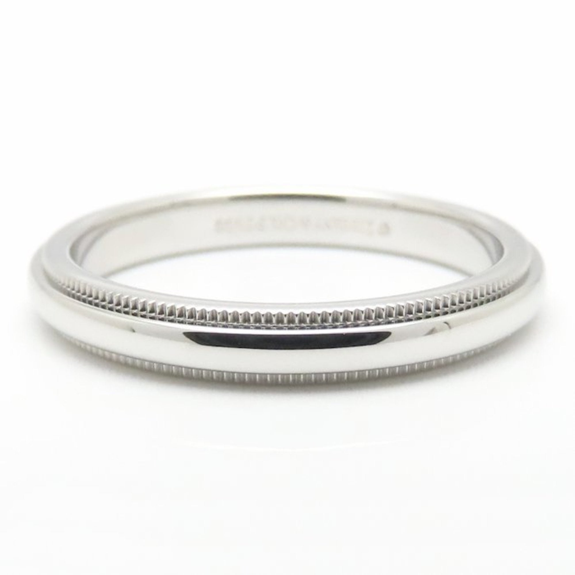 Tiffany Platinum Platinum 950 Band Ring (Pre-Owned)