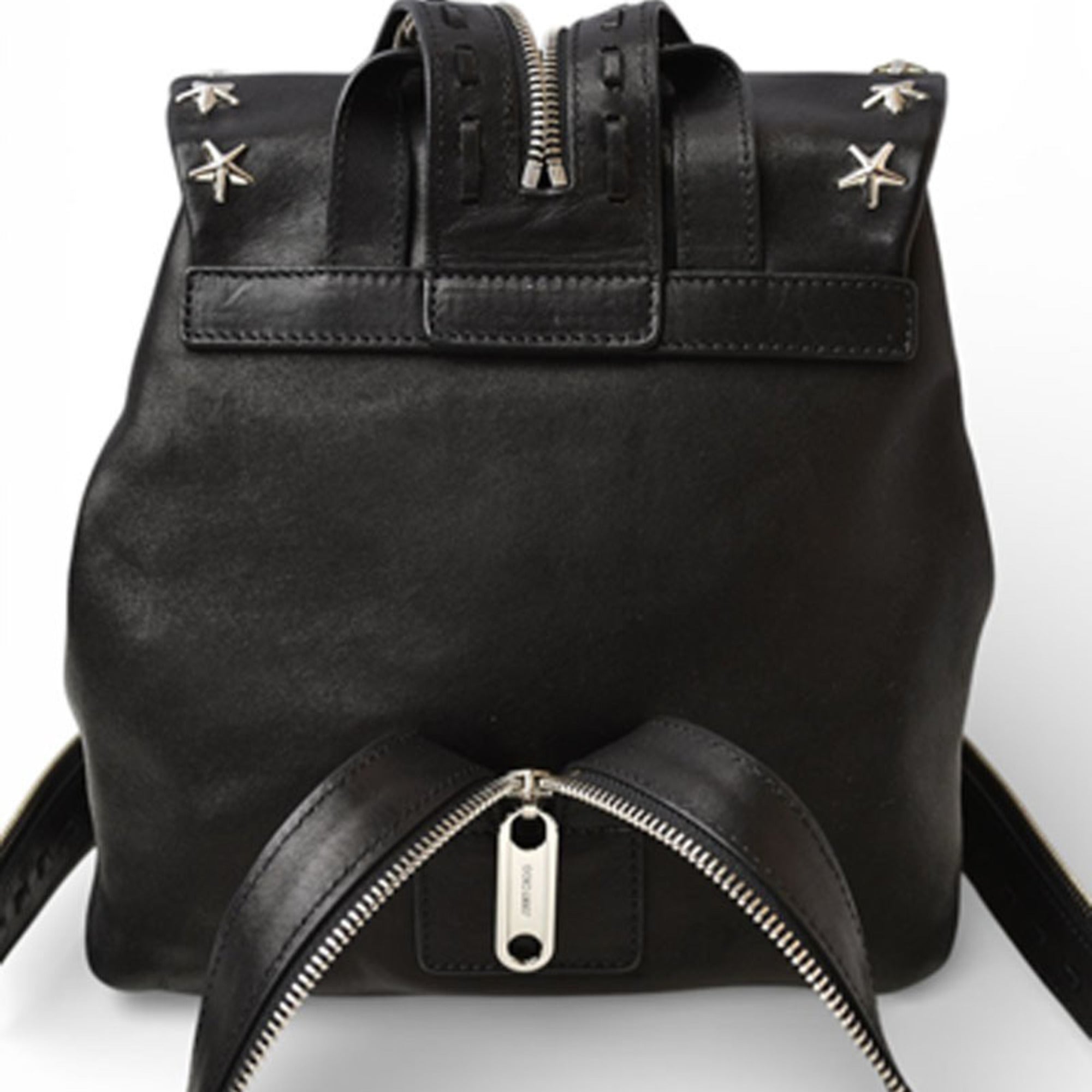 Jimmy Choo Black Leather Backpack (Pre-Owned)