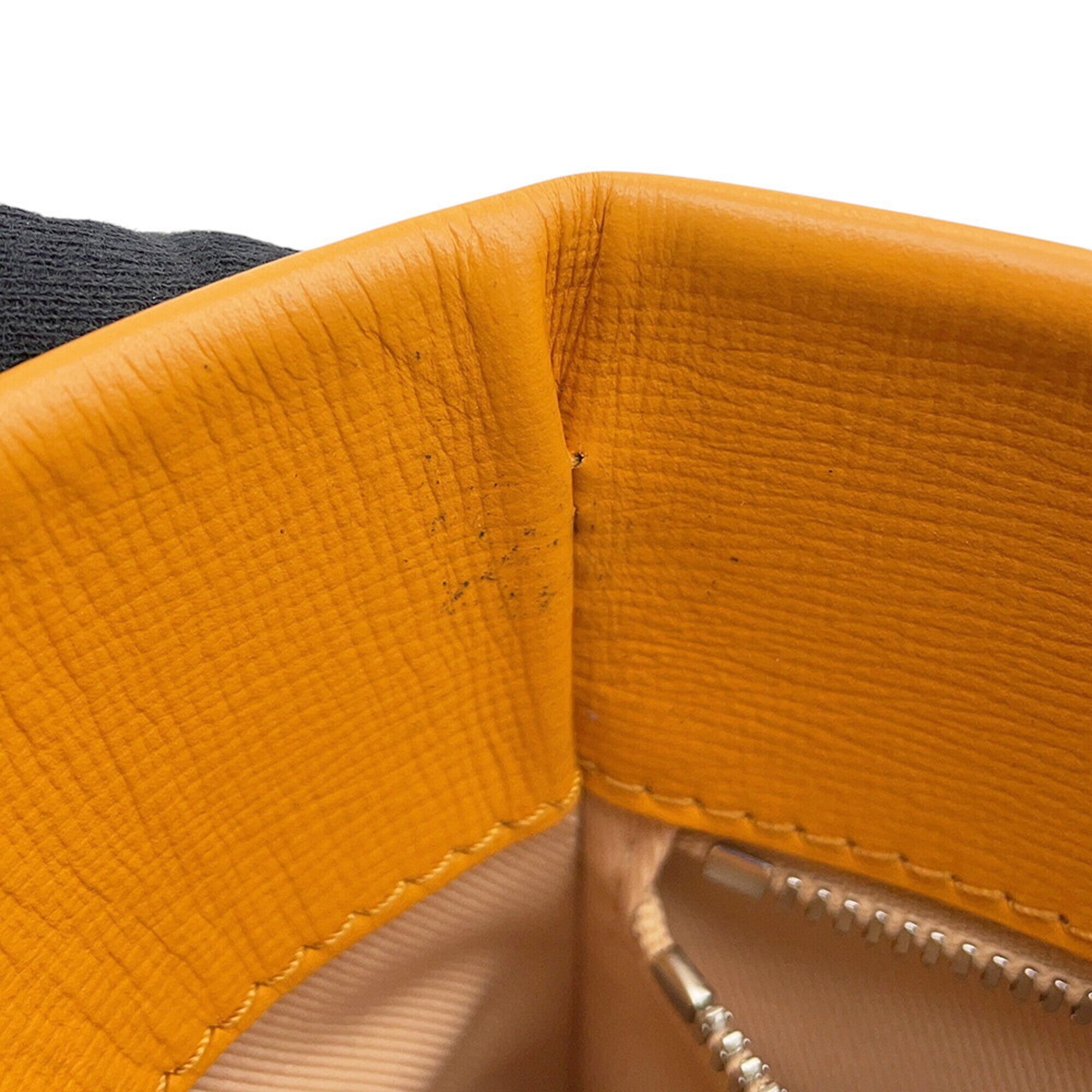 Louis Vuitton Saffron Leather Handbag Tote Bag (Pre-Owned)