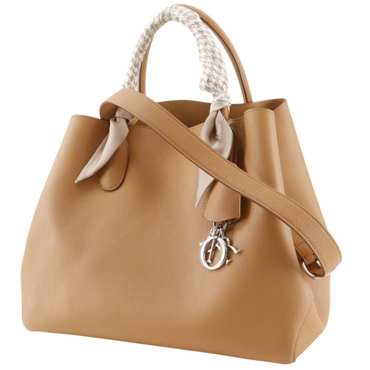 Christian Dior Beige Leather Handbag (Pre-Owned)