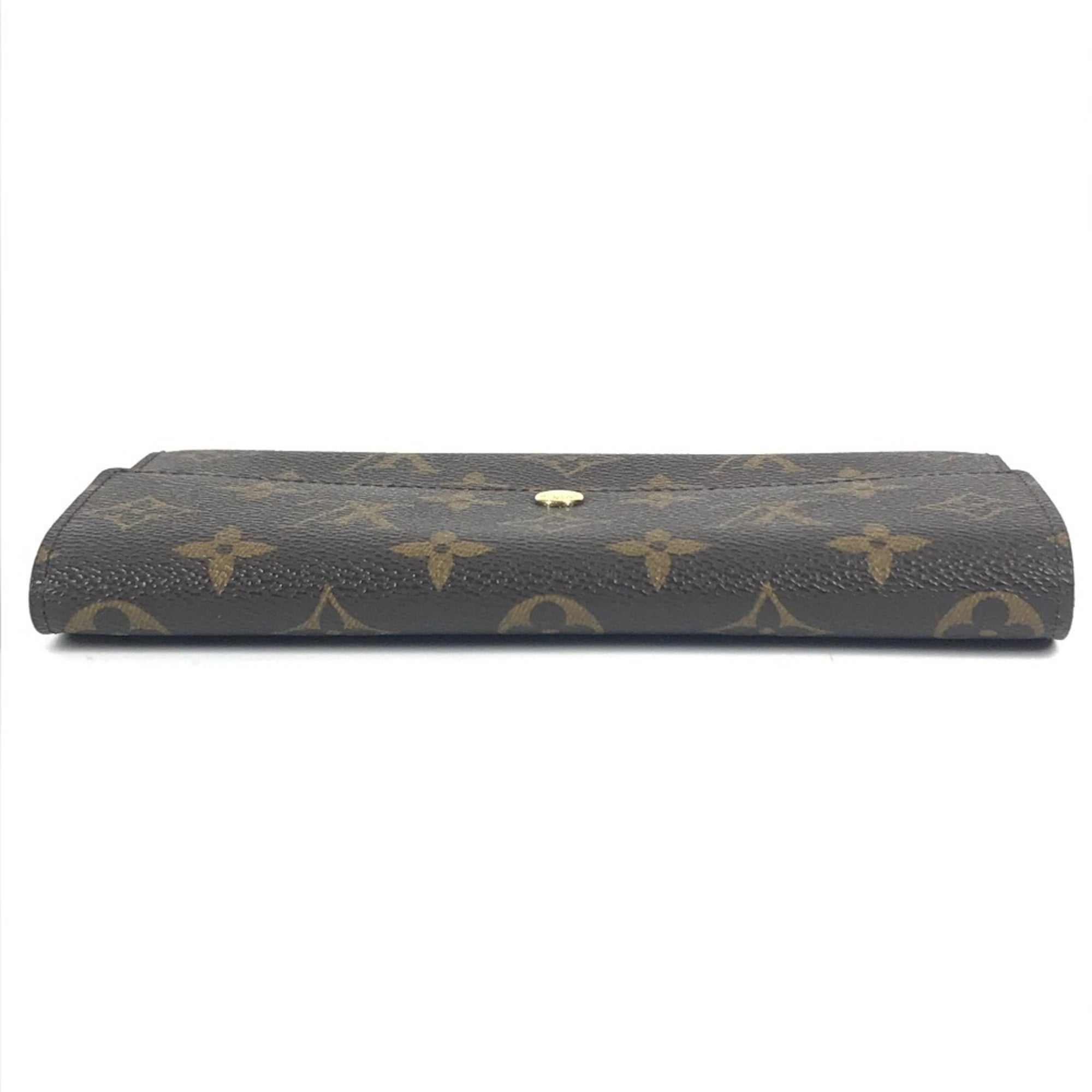 Louis Vuitton Monogram Brown Monogram Long Wallet (Bi-Fold) (Pre-Owned)