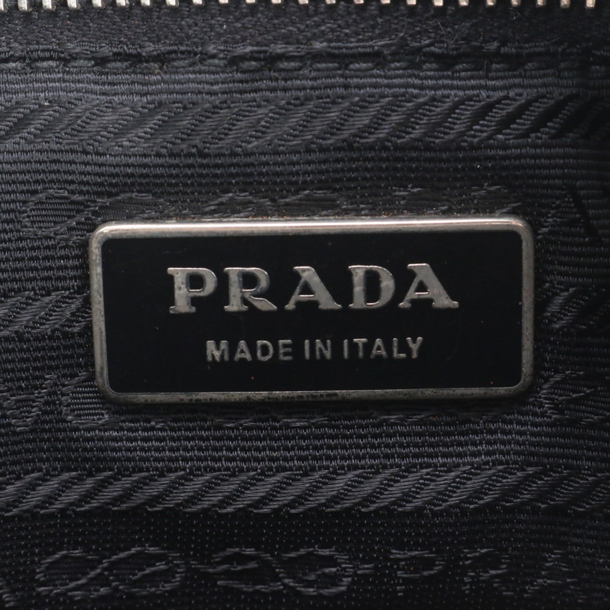 Prada Black Nylon Handbag Shoulder Bag Tote Bag (Pre-Owned)