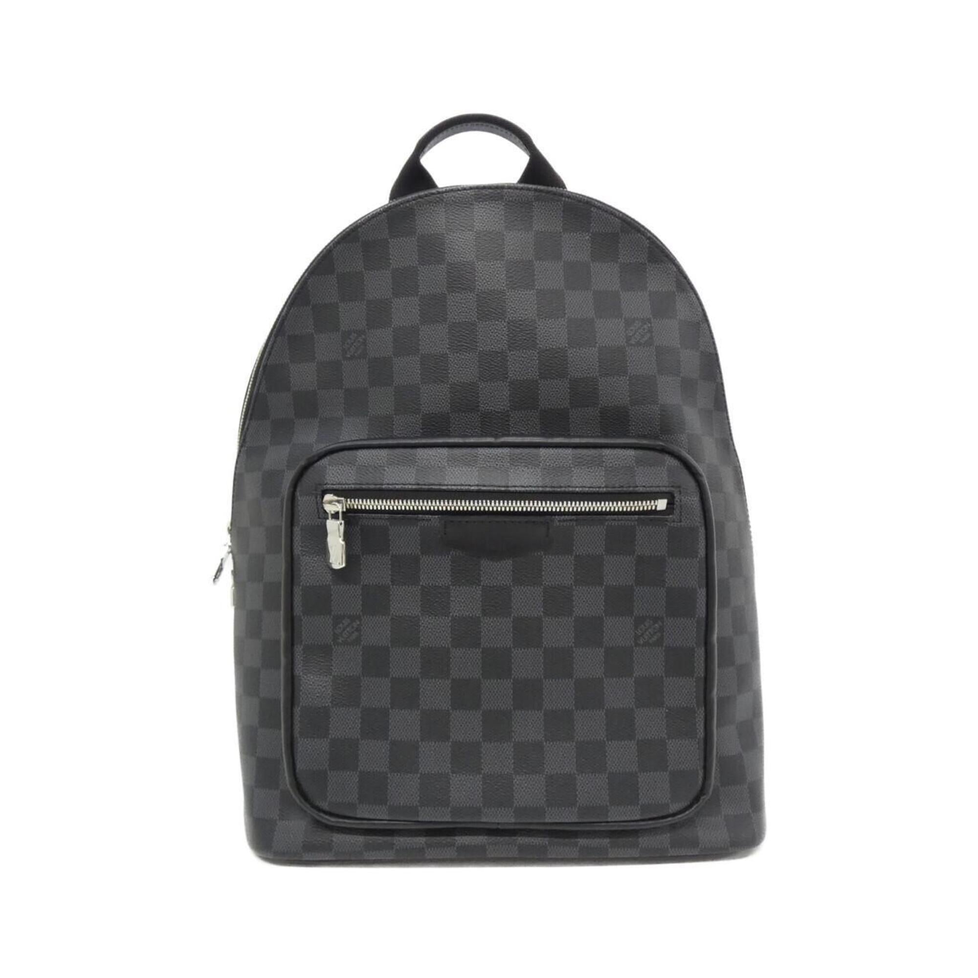 Louis Vuitton Dark Gray Graphite Coated Canvas Backpack (Pre-Owned)