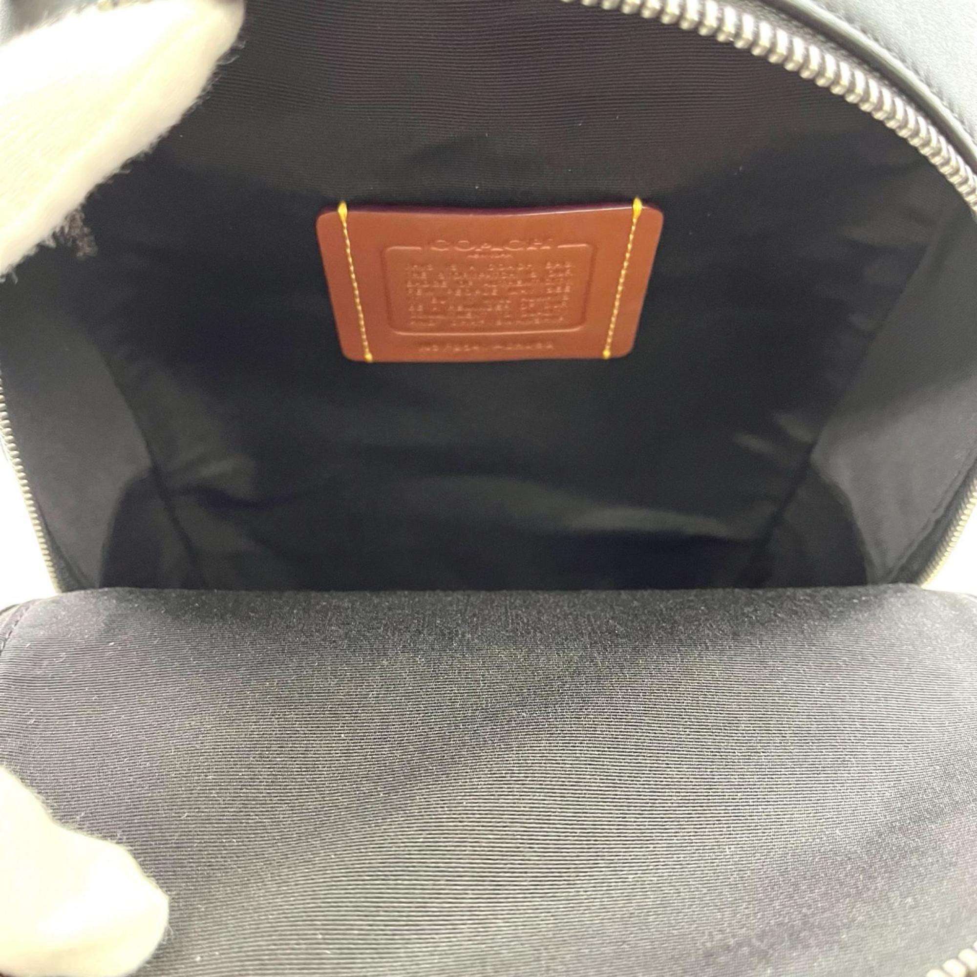 Coach Black Coated Canvas Sling Bag (Pre-Owned)