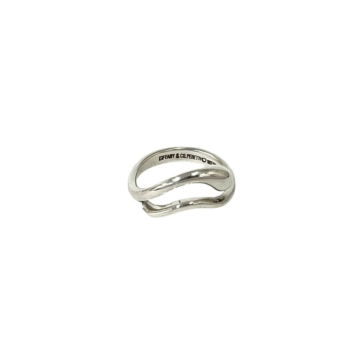 Tiffany Silver Silver 925 Band Ring (Pre-Owned)