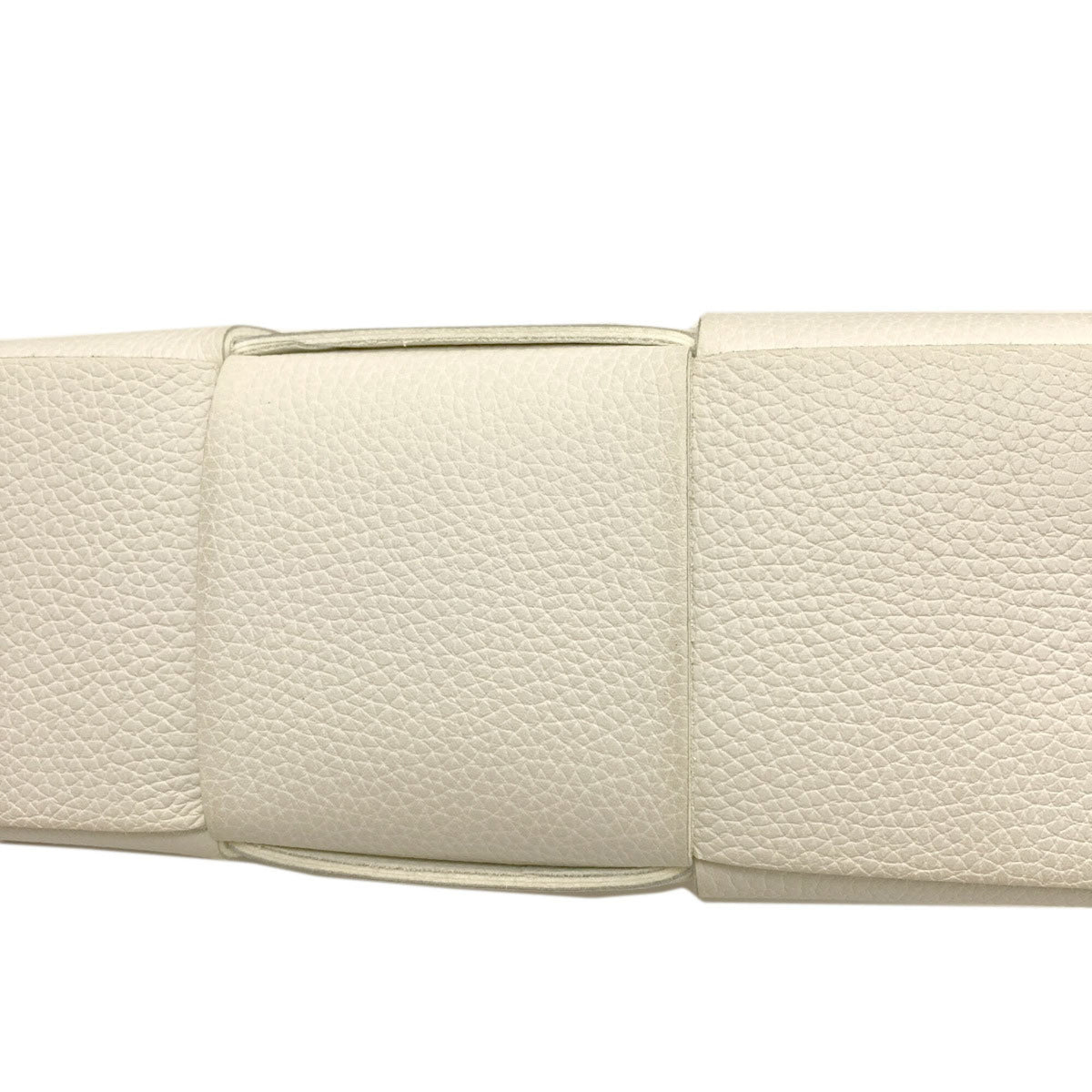 Bottega Veneta White Leather Handbag Pouch (Pre-Owned)