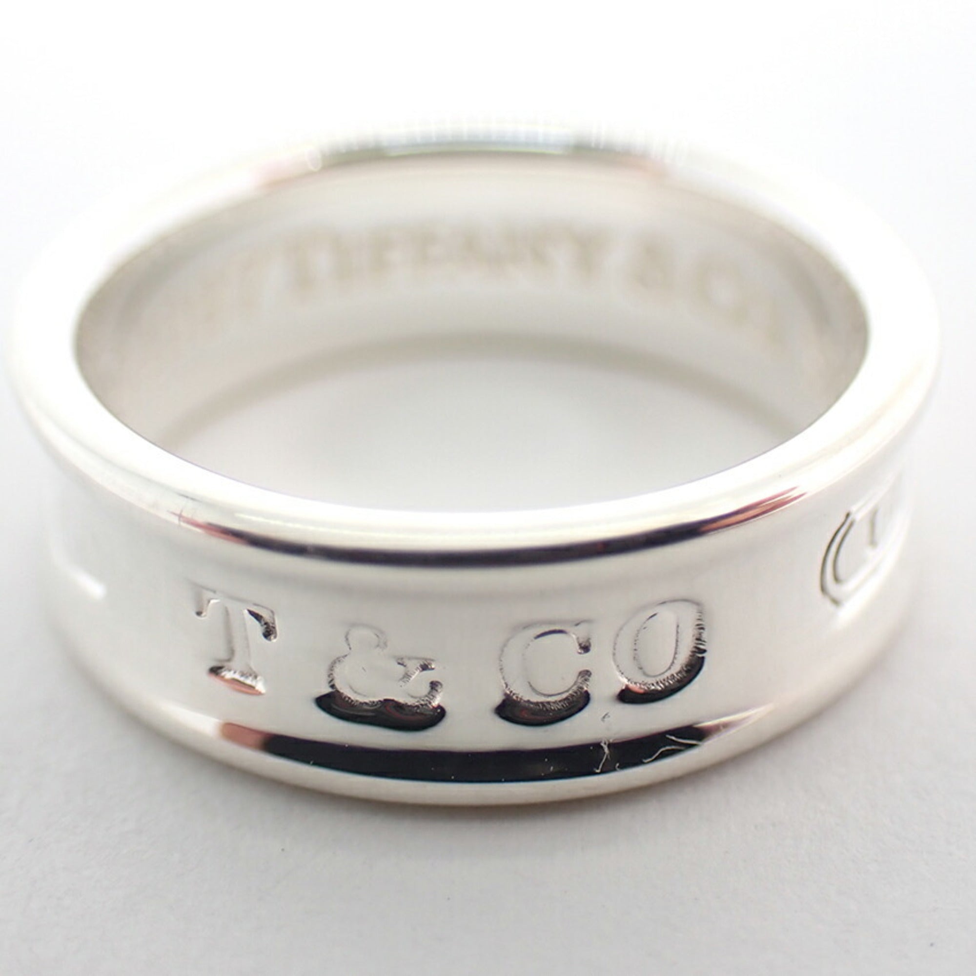 Tiffany Sterling Silver 925 Band Ring (Pre-Owned)