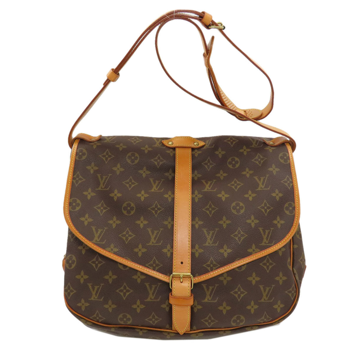 Louis Vuitton Brown Monogram Monogram Canvas Shoulder Bag (Pre-Owned)