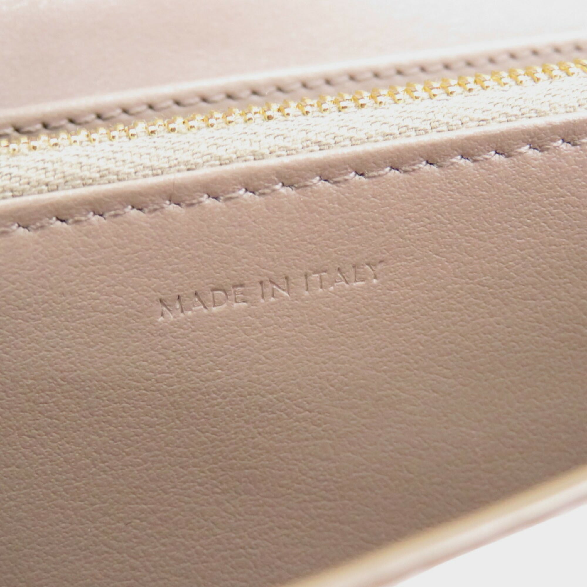 Celine Gray Leather Long Wallet (Bi-Fold) (Pre-Owned)