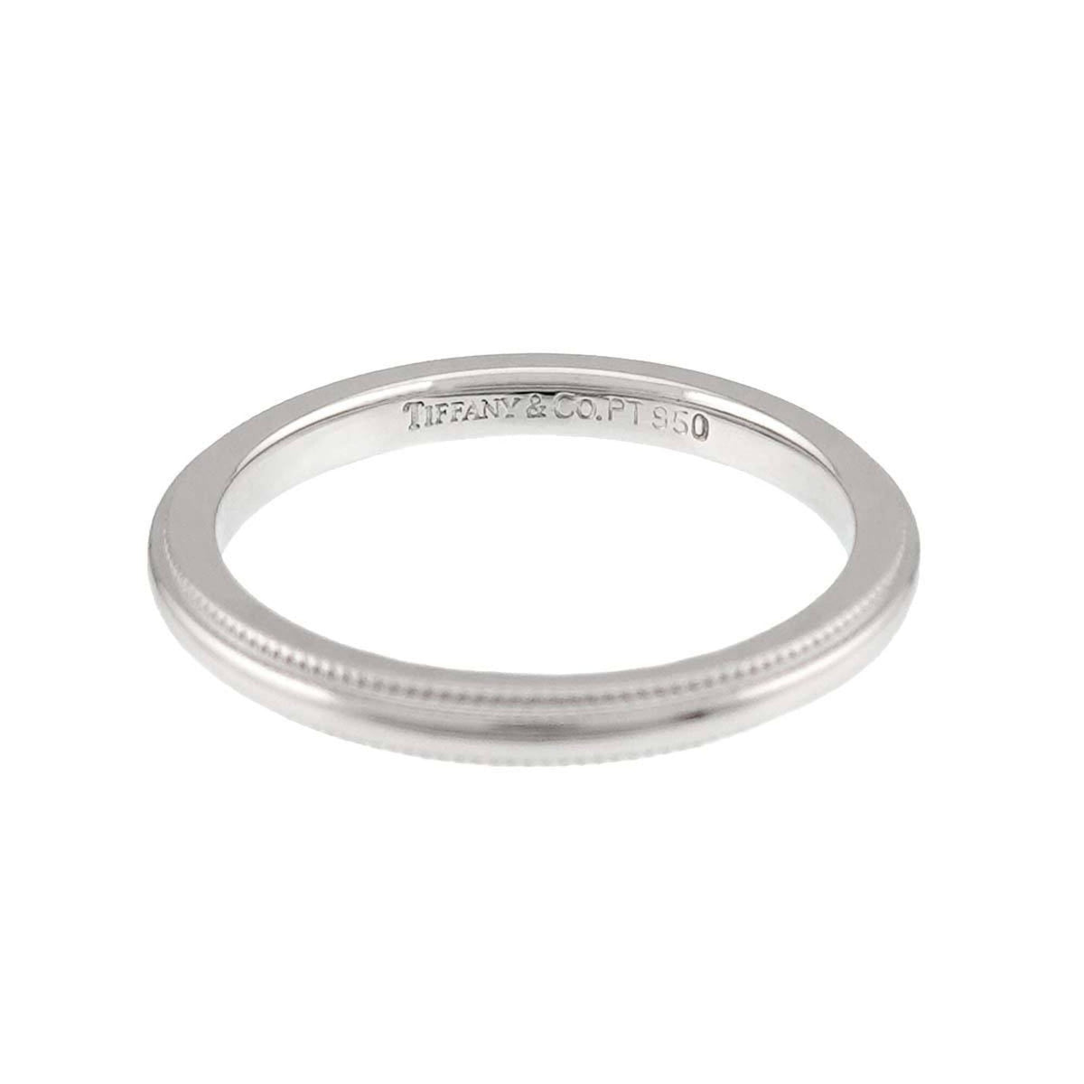 Tiffany Platinum 950 Band Ring (Pre-Owned)