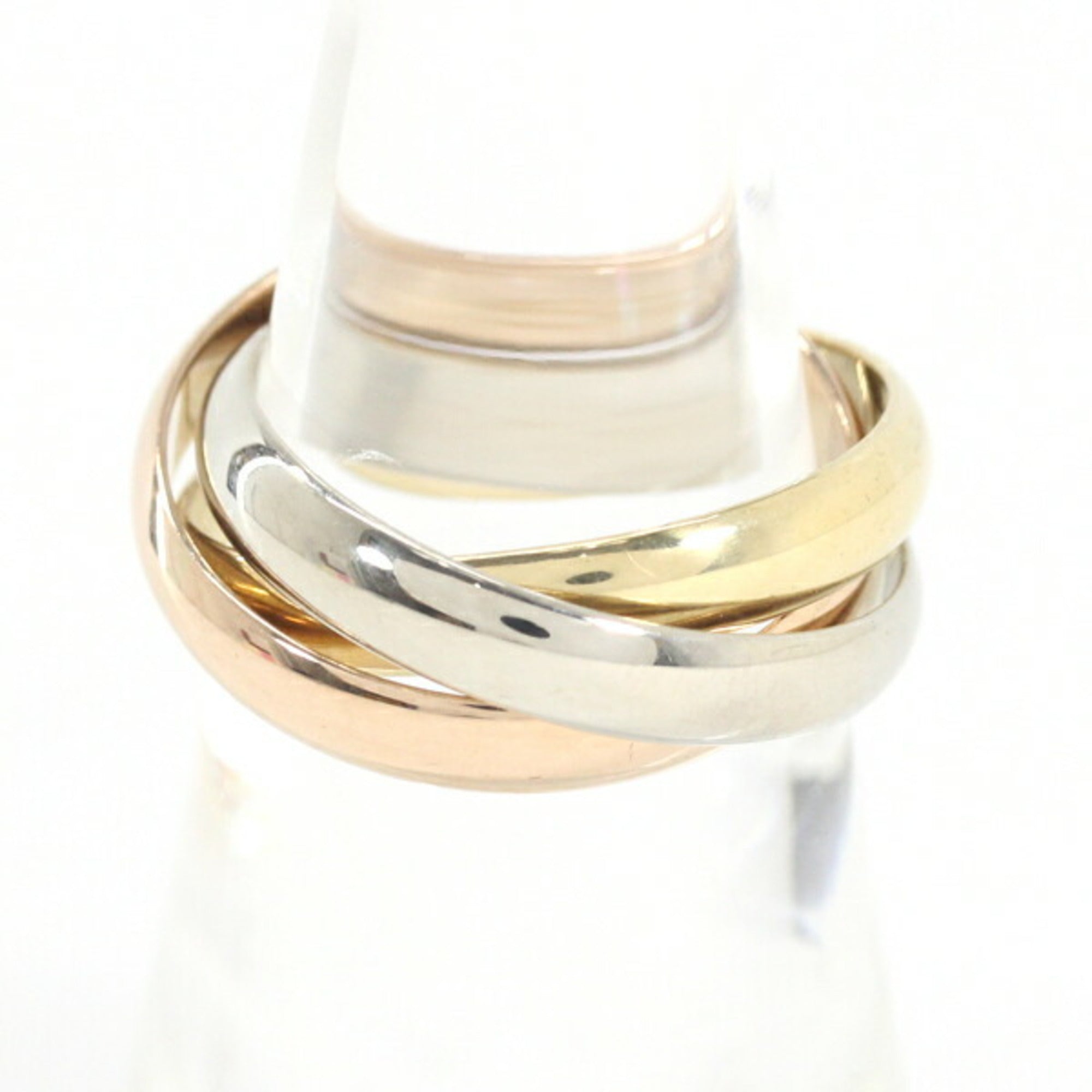 Cartier Pink Gold White Gold Yellow Gold Yellow Gold (18K) Pink Gold (18K) White Gold (18K) Band Ring (Pre-Owned)