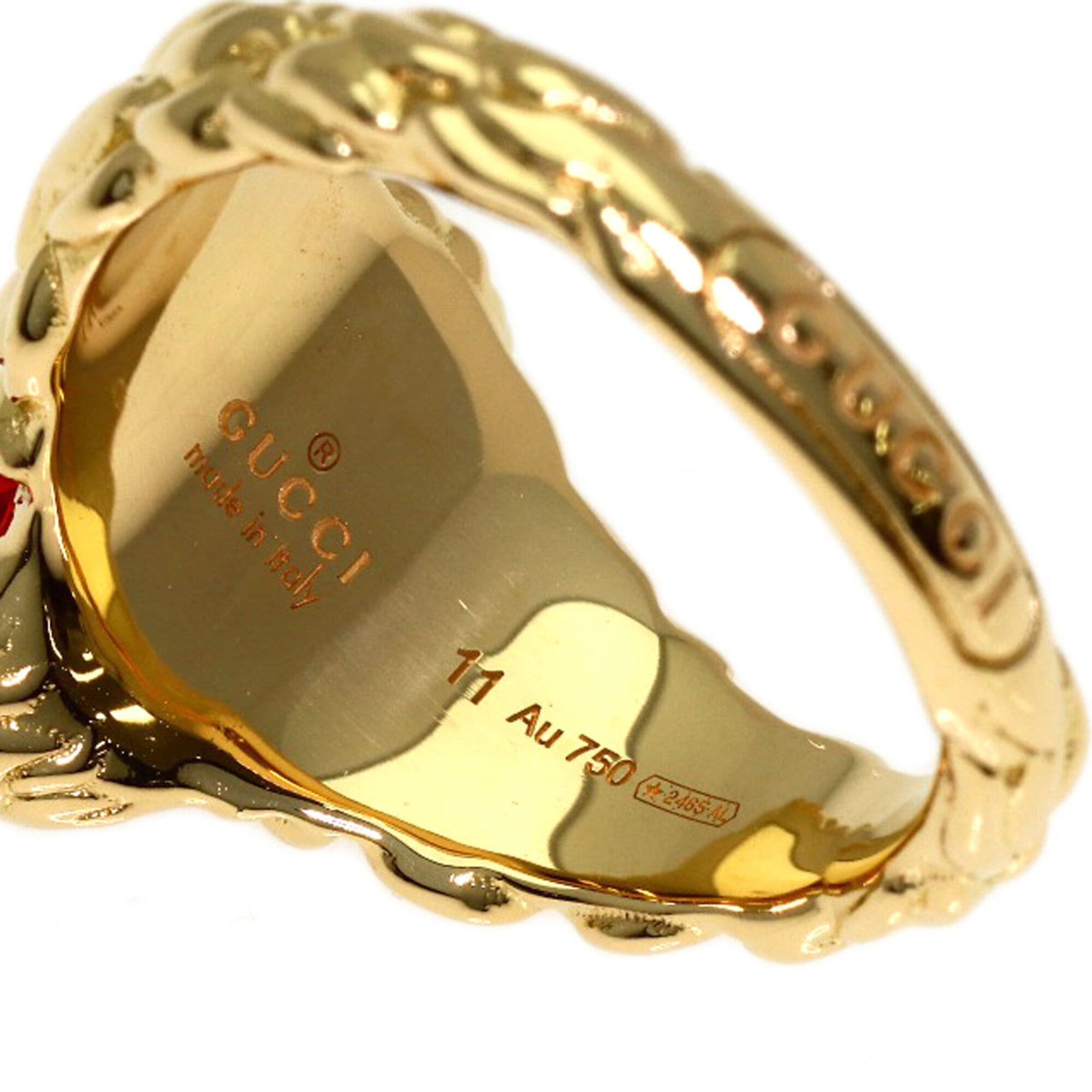 Gucci Yellow Gold (18K) Band Ring (Pre-Owned)
