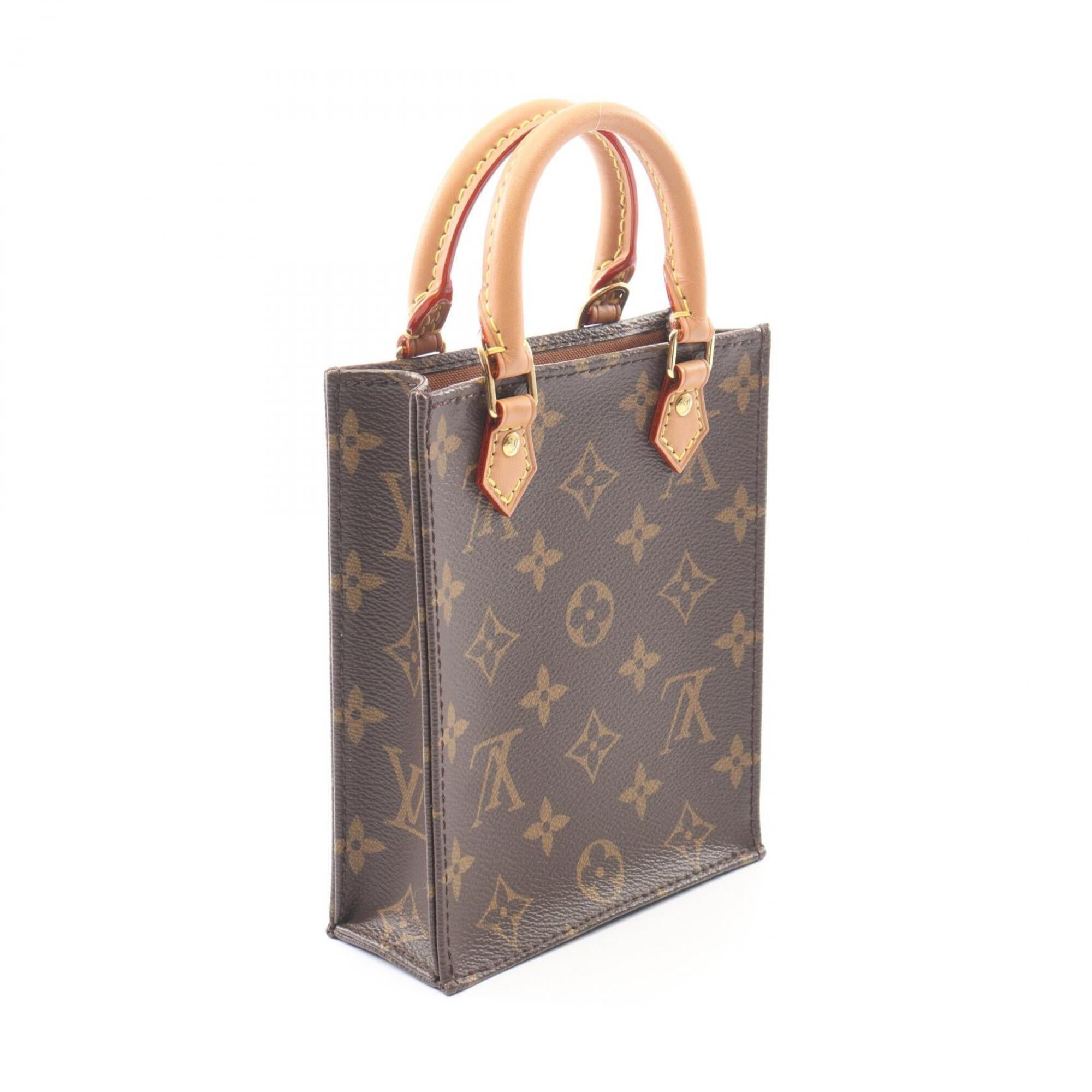 Louis Vuitton Brown Coated Canvas Leather Handbag (Pre-Owned)