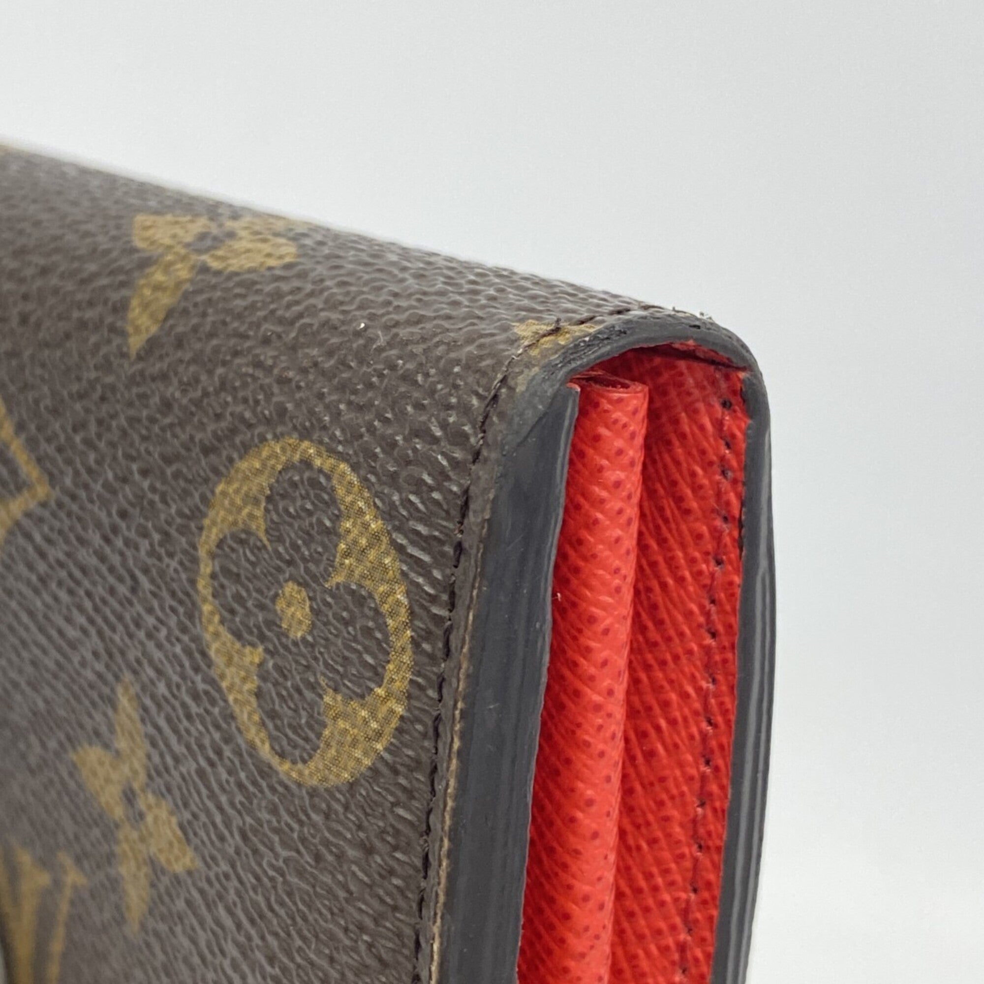 Louis Vuitton Brown Coquelicots Long Wallet (Bi-Fold) (Pre-Owned)