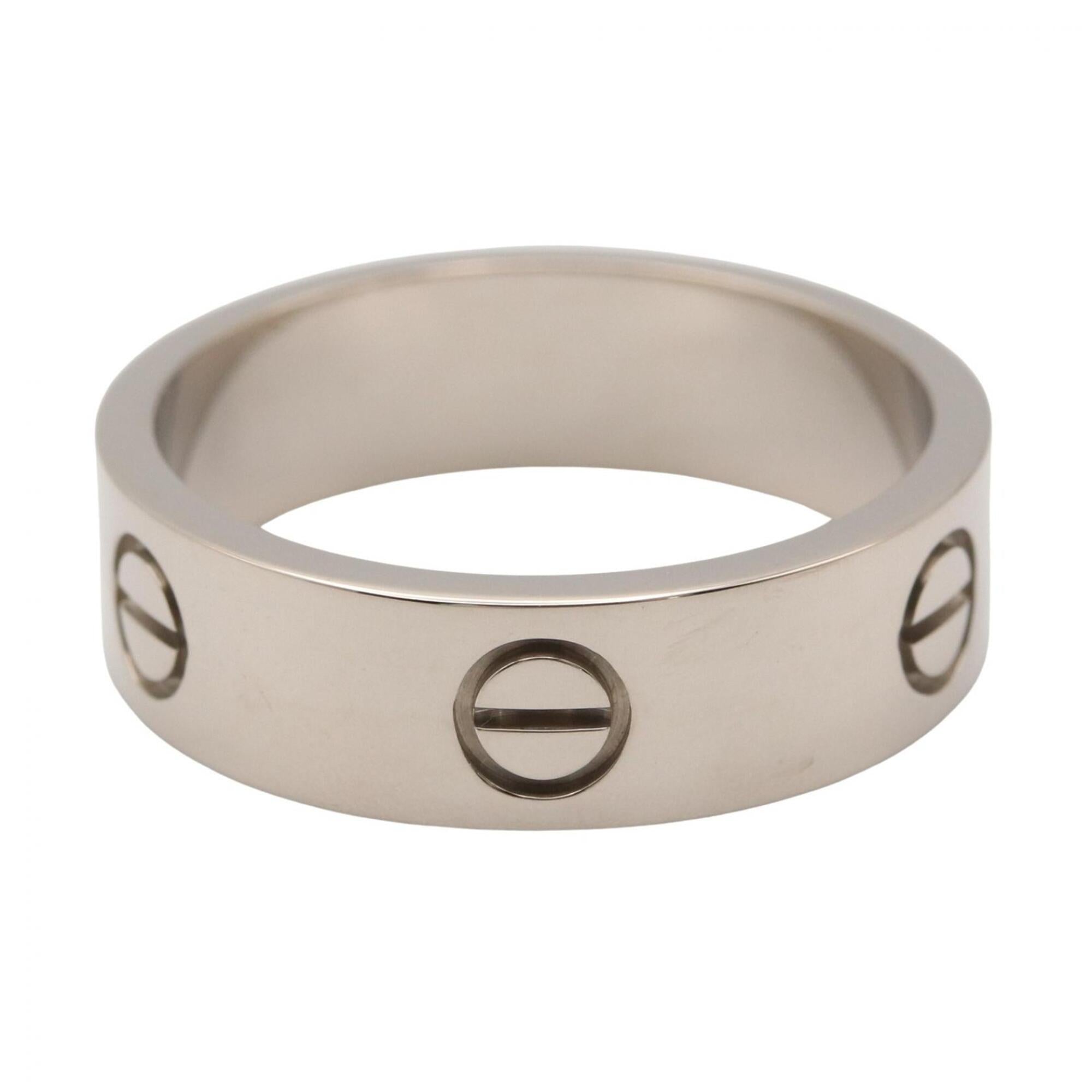Cartier Silver White Gold (18K) Band Ring (Pre-Owned)