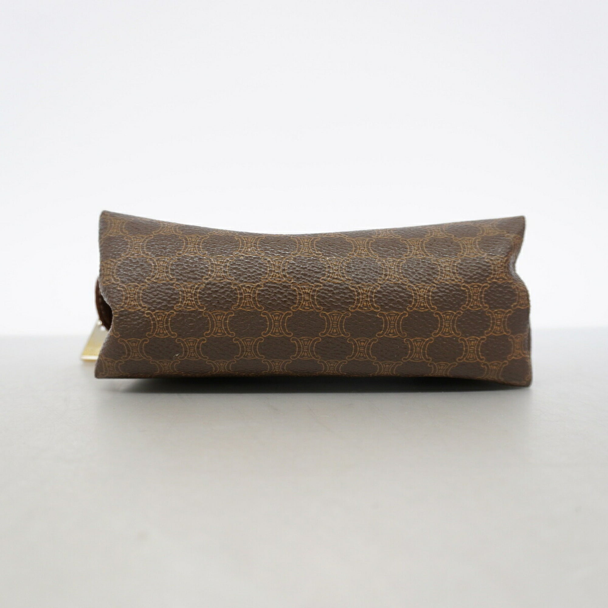 Celine Brown Pvc Pouch (Pre-Owned)
