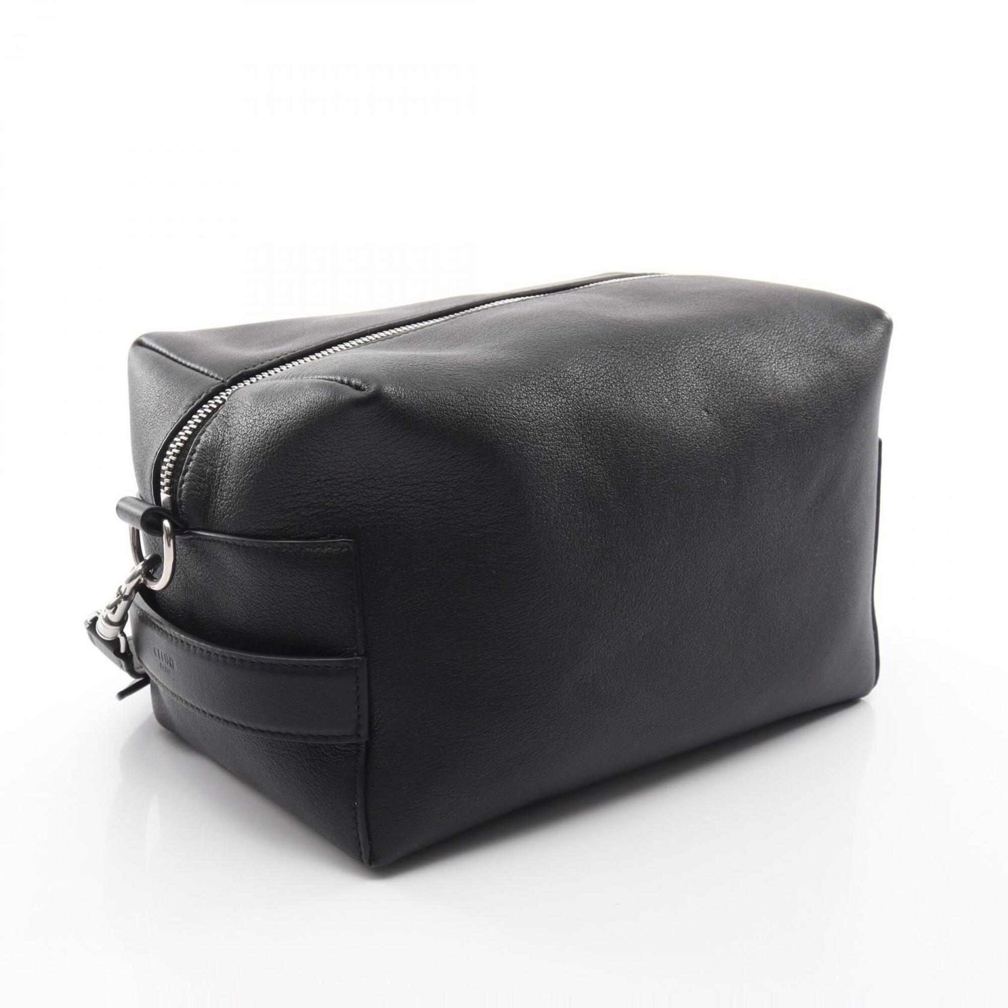 Celine Black Leather Handbag Shoulder Bag (Pre-Owned)