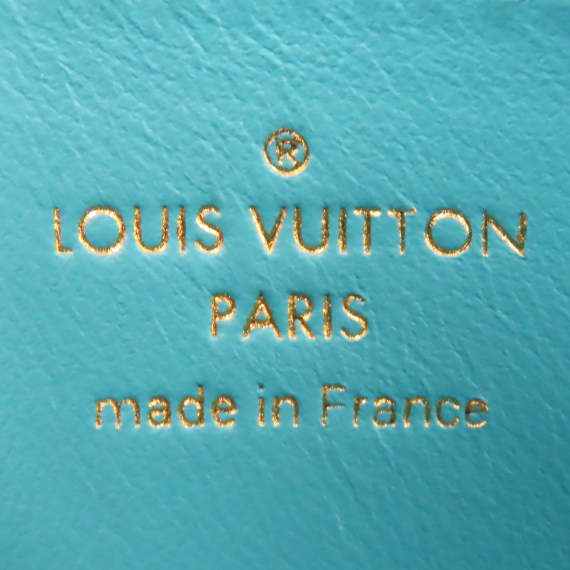 Louis Vuitton Monogram Turquoise Monogram Long Wallet (Bi-Fold) (Pre-Owned)